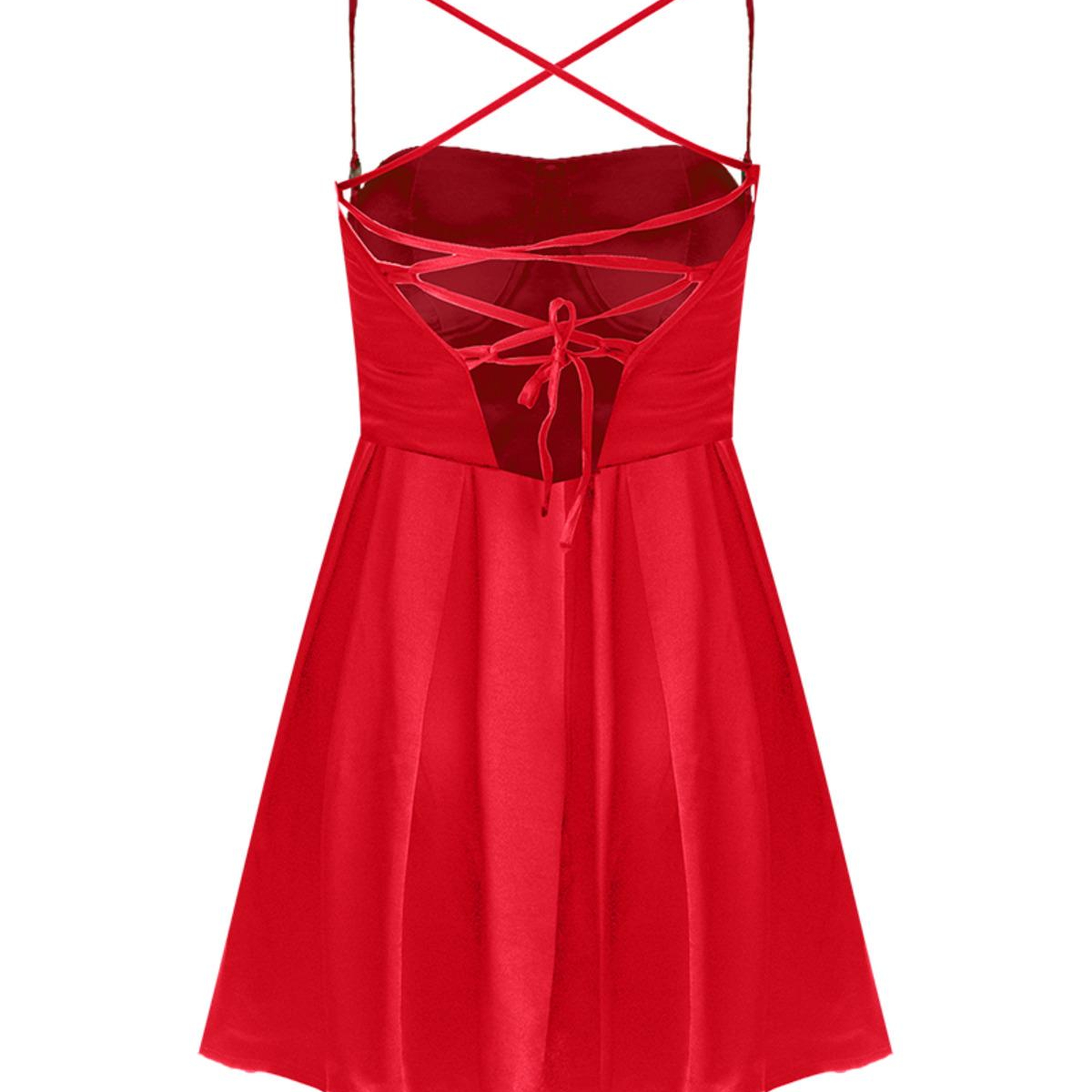 SCARLET MİNİ BÜSTİYER ELBİSE