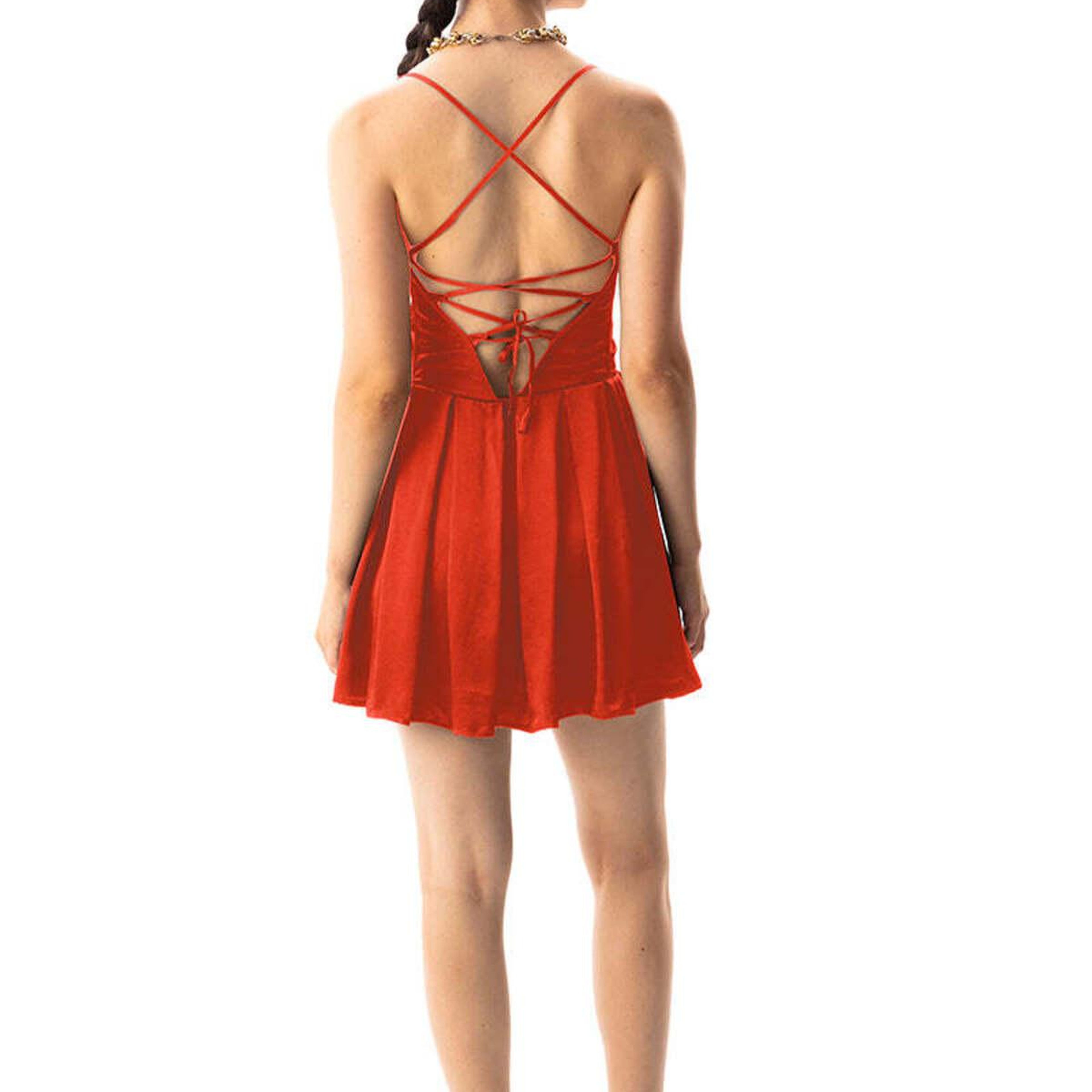 SCARLET MİNİ BÜSTİYER ELBİSE