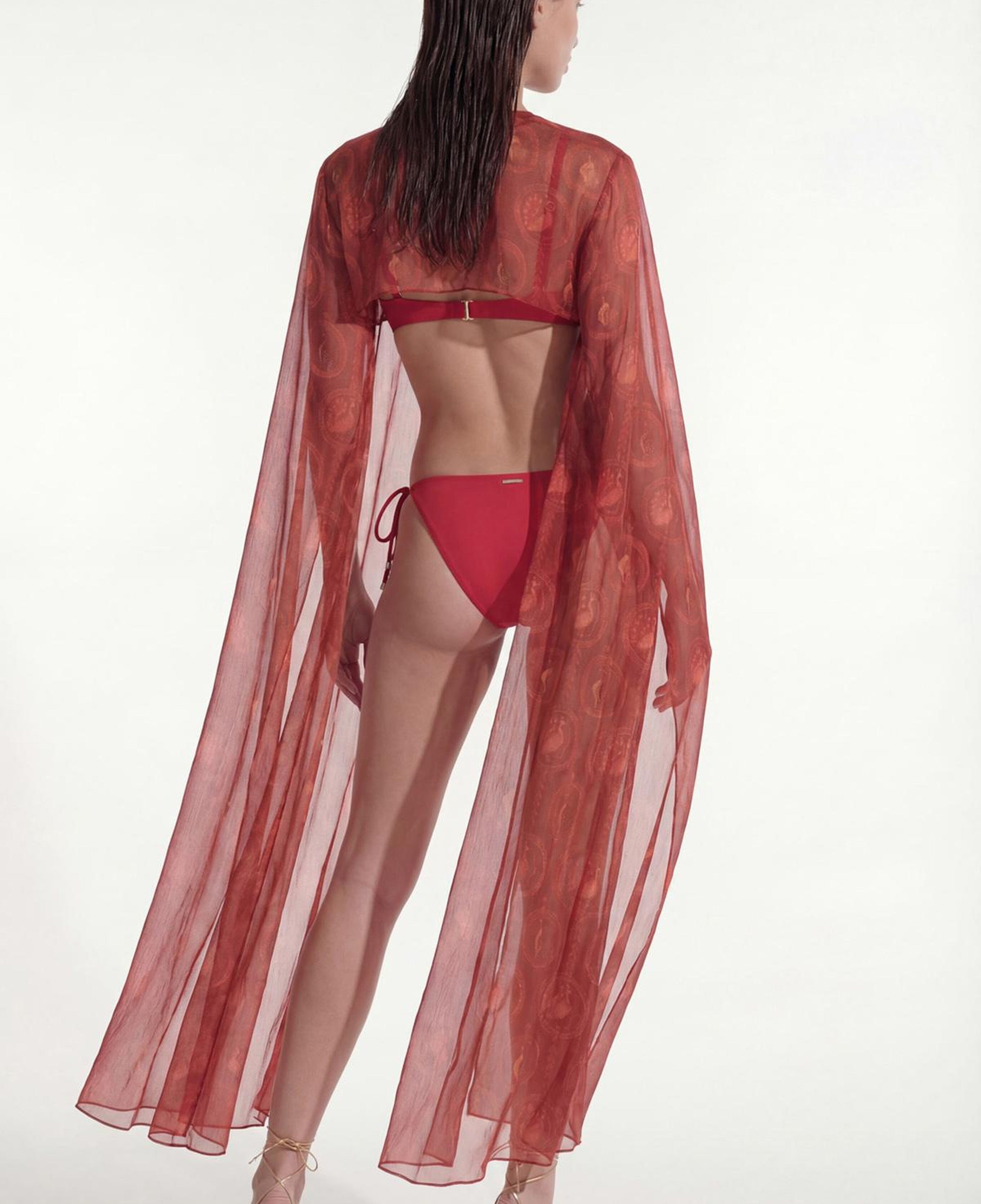 MAYURA AÇIK SIRT BLUZ KAFTAN