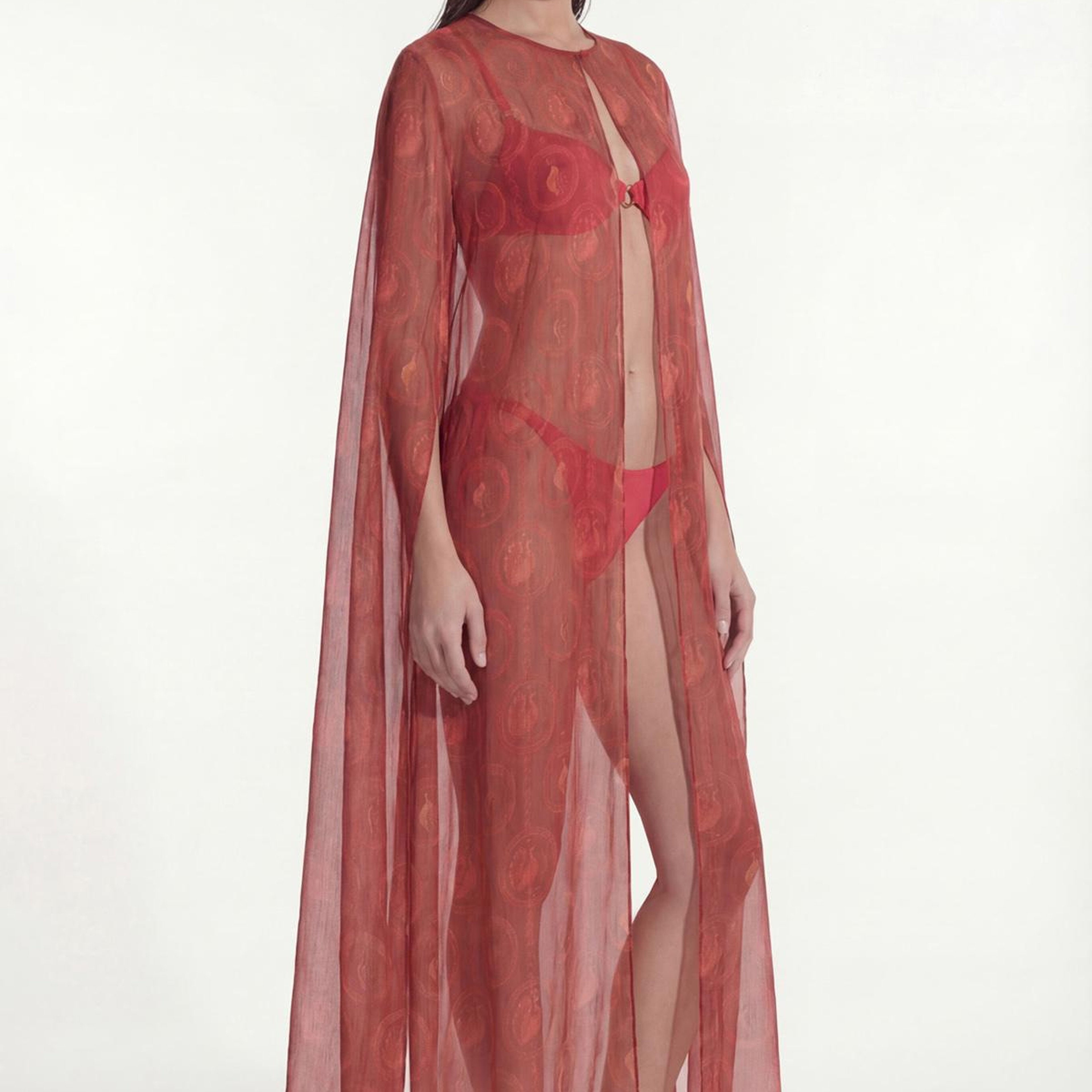 MAYURA AÇIK SIRT BLUZ KAFTAN