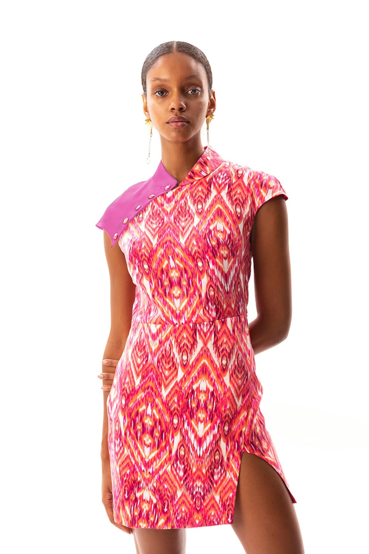 SANTO CHEONGSAM ELBİSE