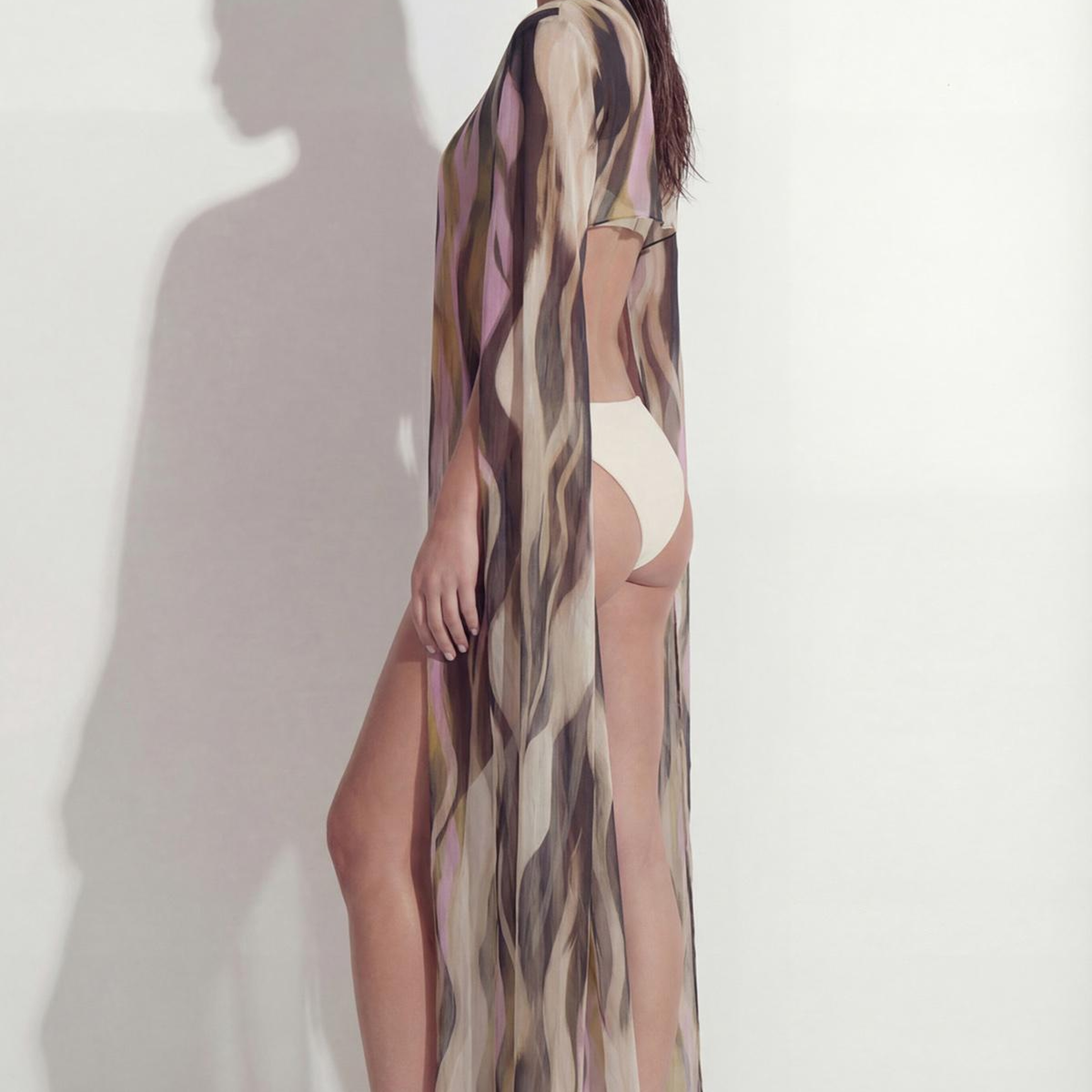 LUMINA AÇIK SIRT BLUZ KAFTAN