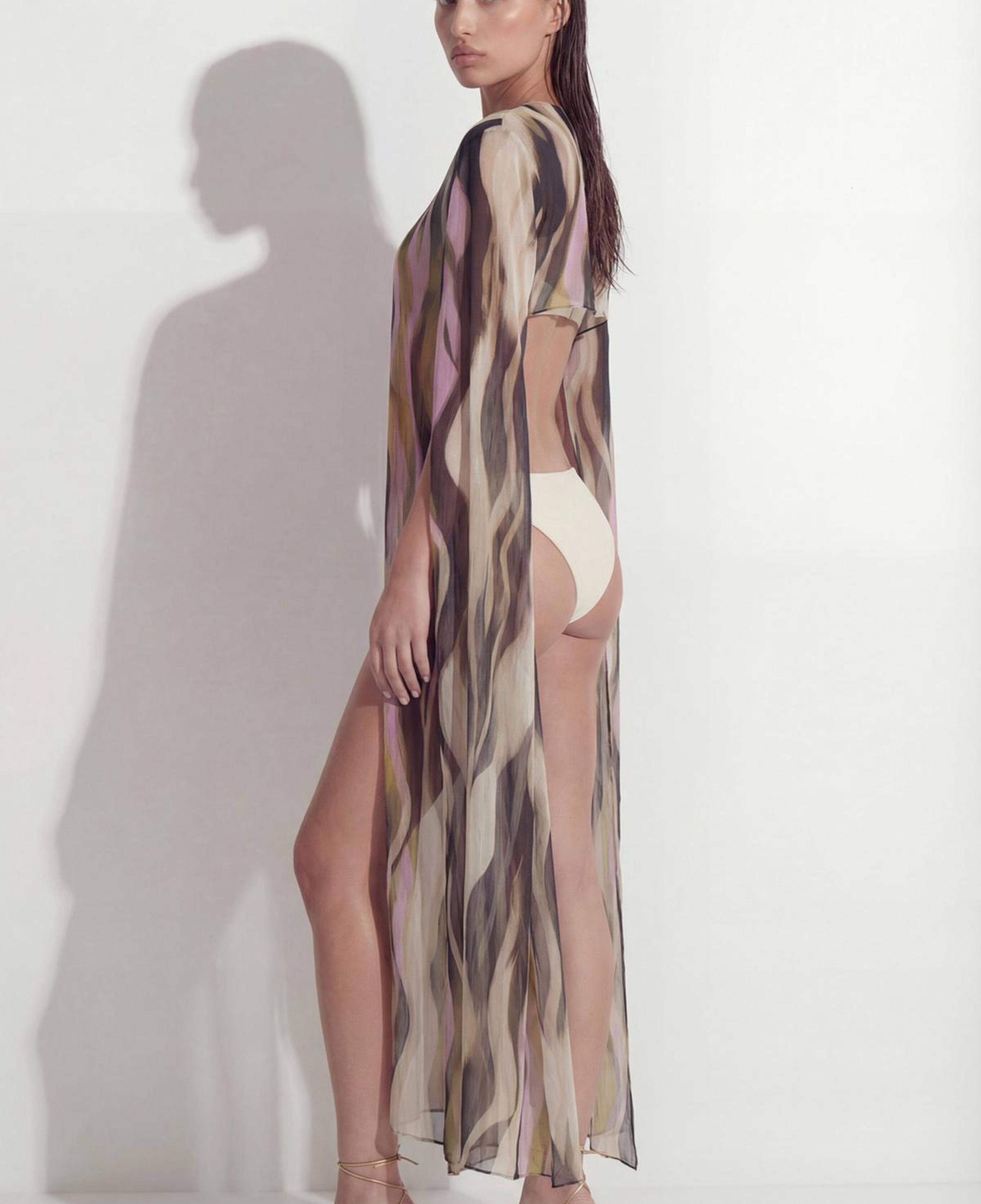 LUMINA AÇIK SIRT BLUZ KAFTAN