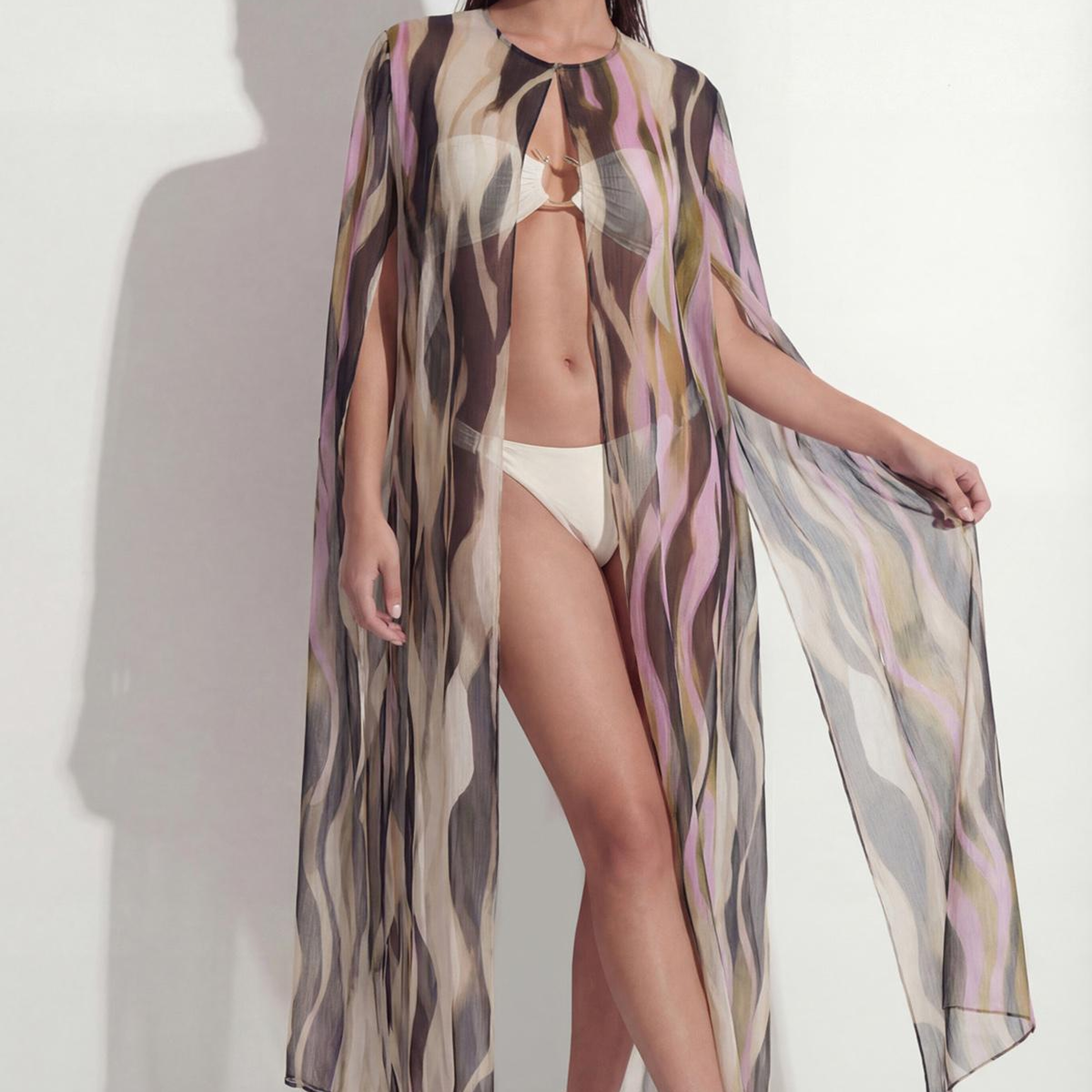 LUMINA AÇIK SIRT BLUZ KAFTAN