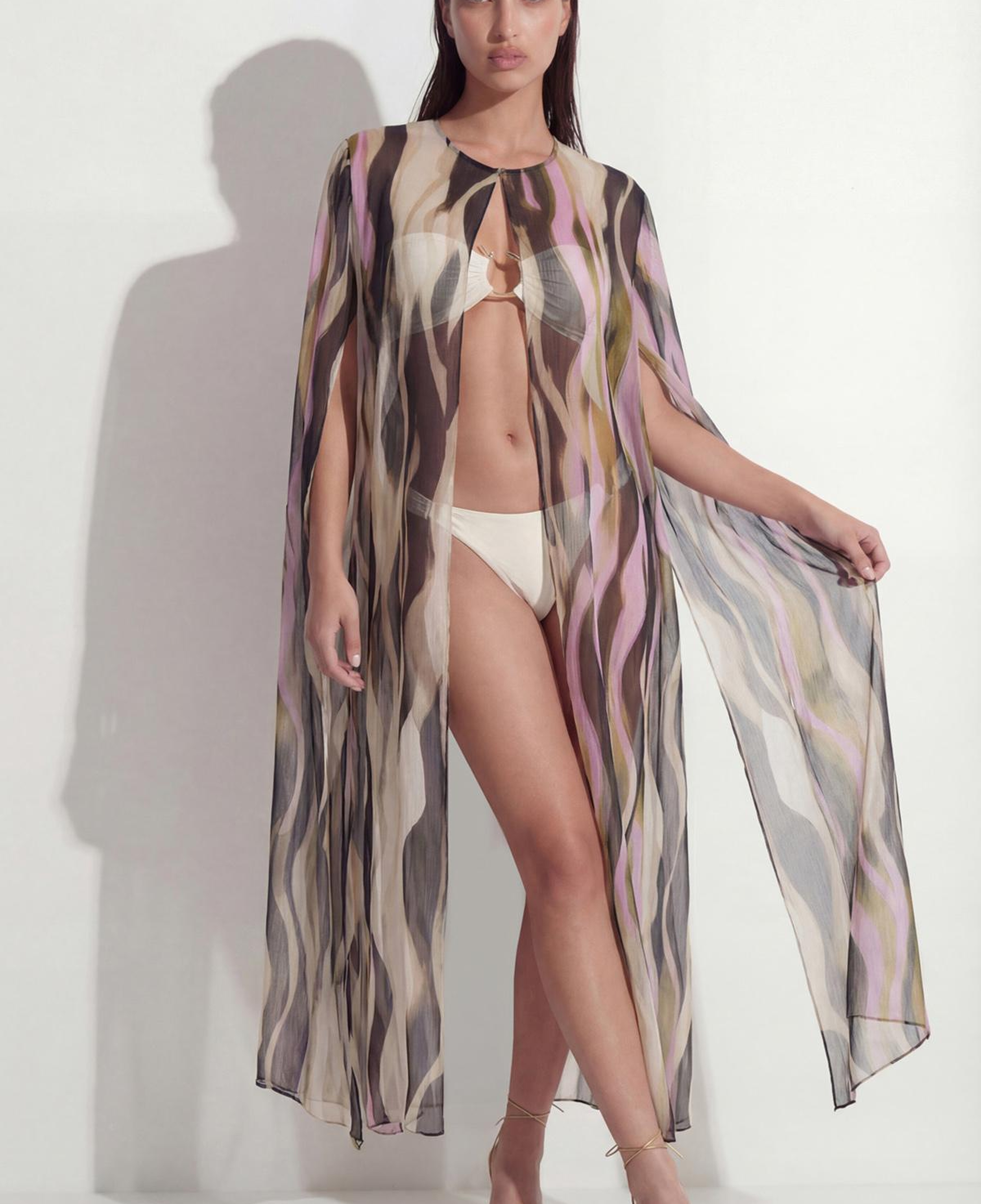 LUMINA AÇIK SIRT BLUZ KAFTAN
