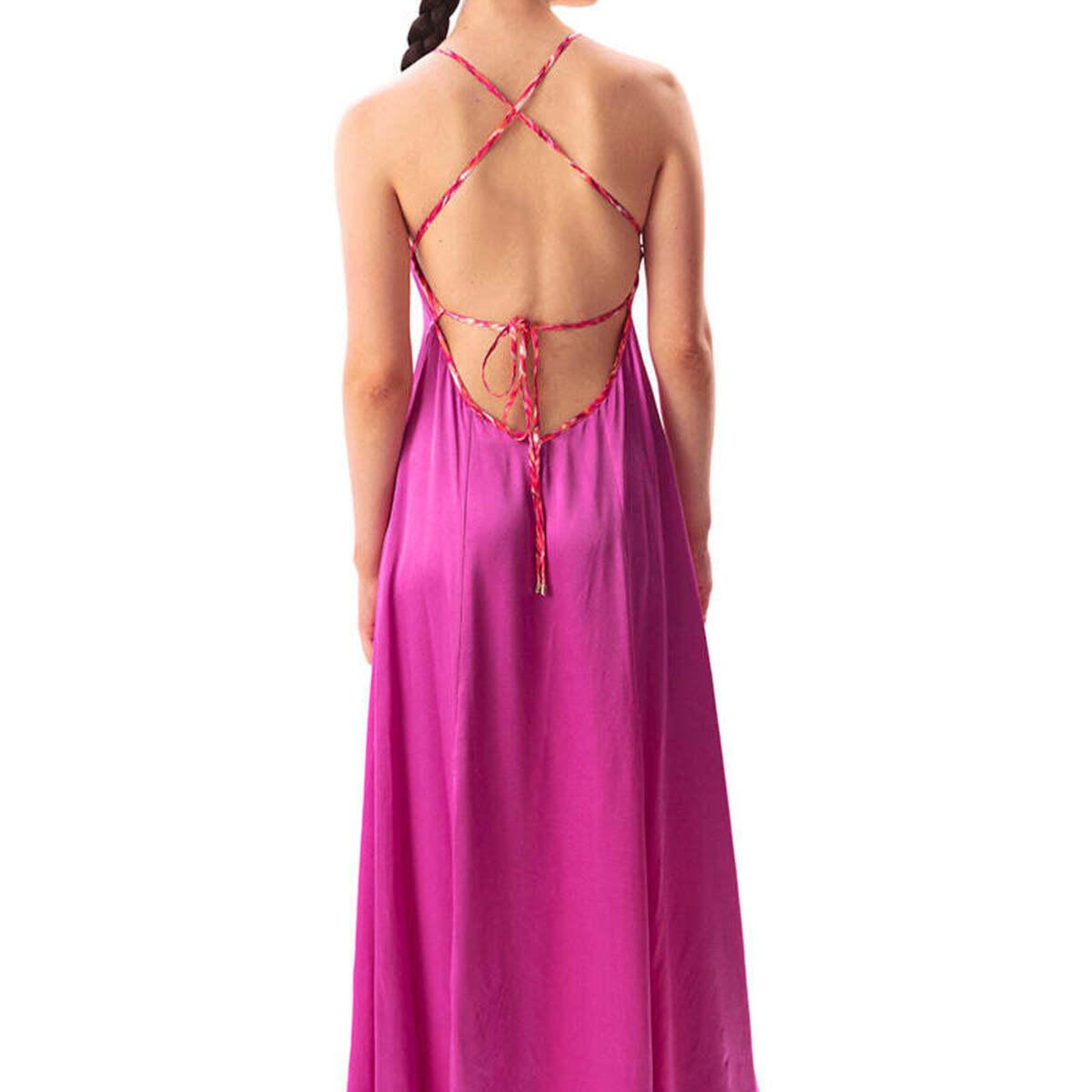 SANTO V-YAKA MAXI ELBİSE
