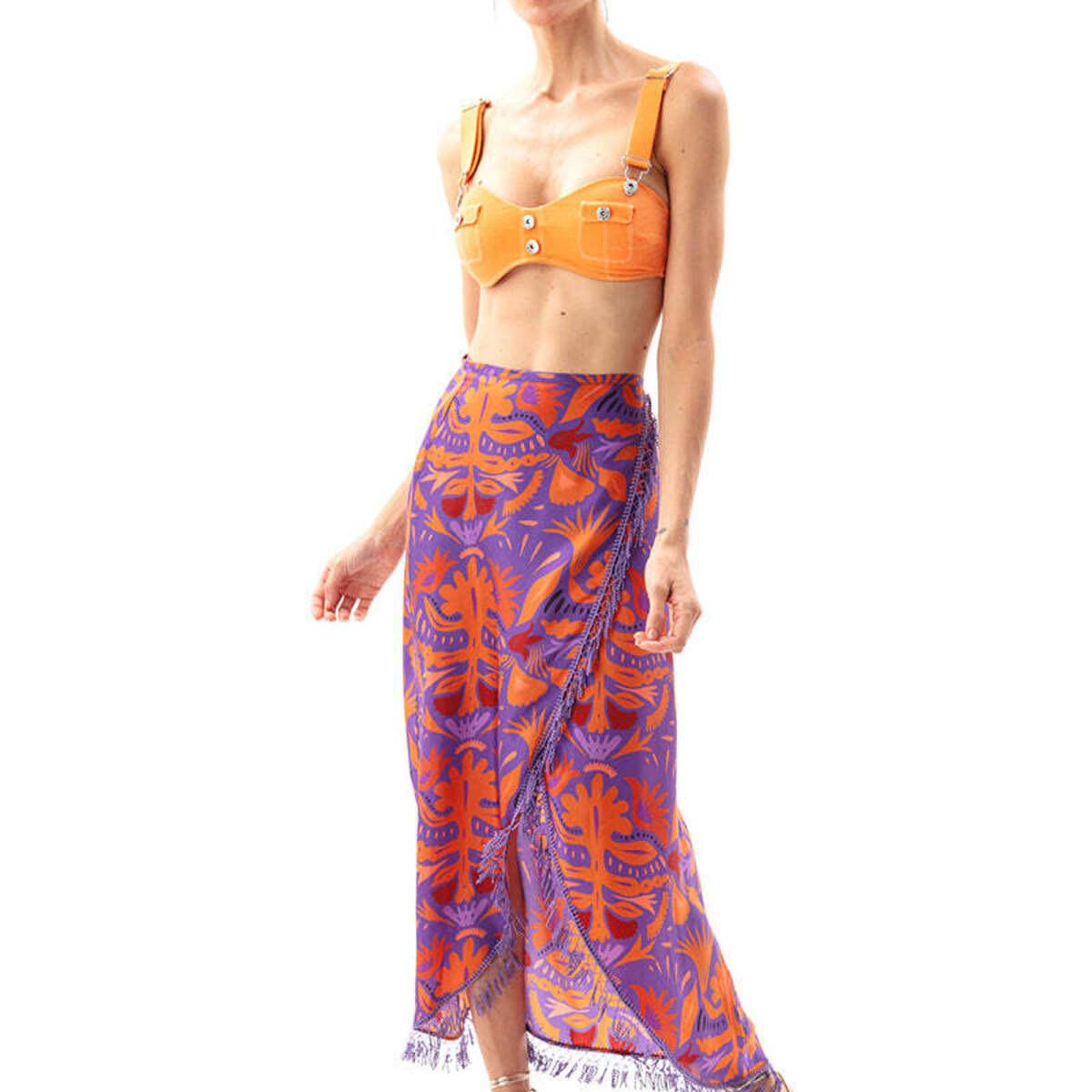 MAUVE SARONG ETEK
