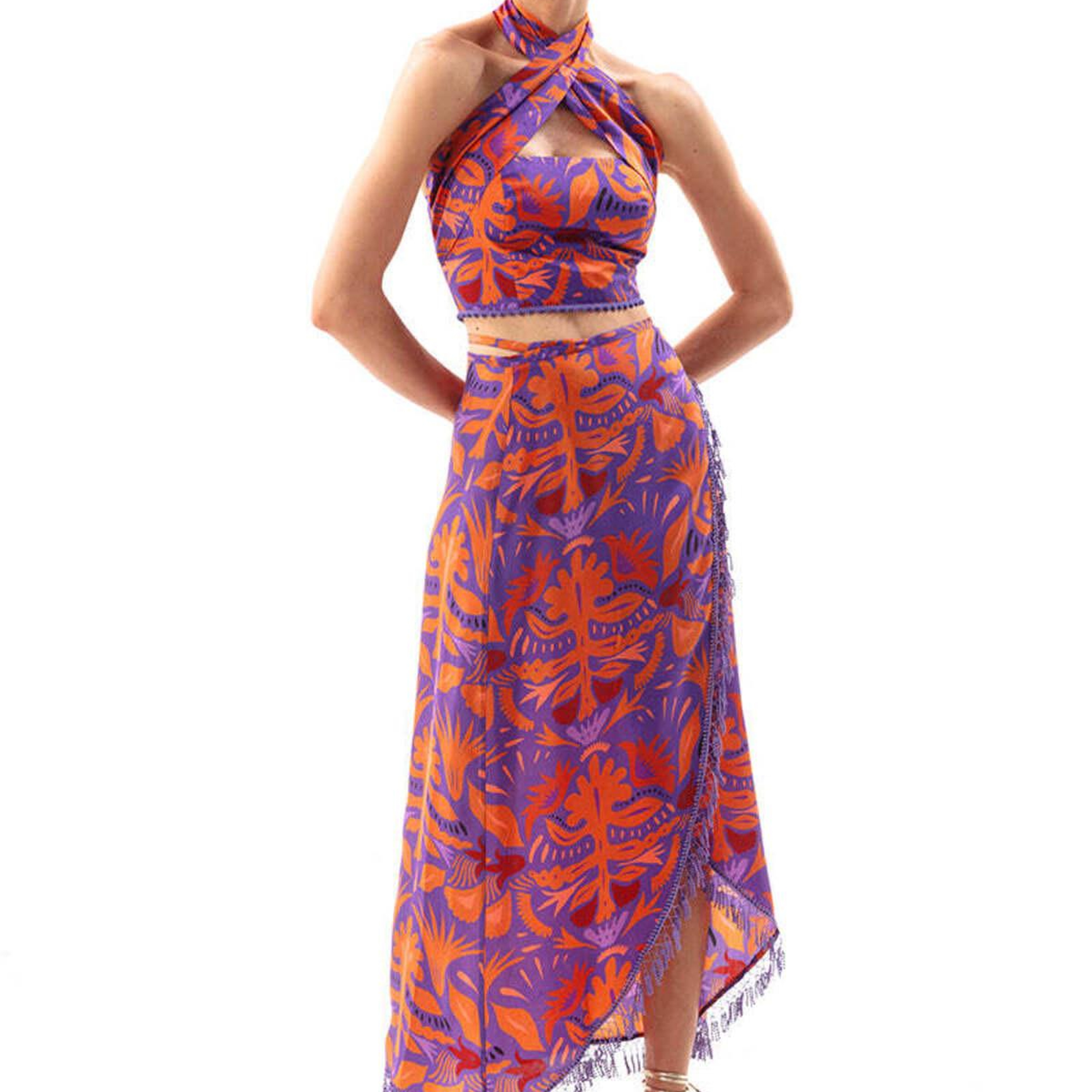 MAUVE SARONG ETEK