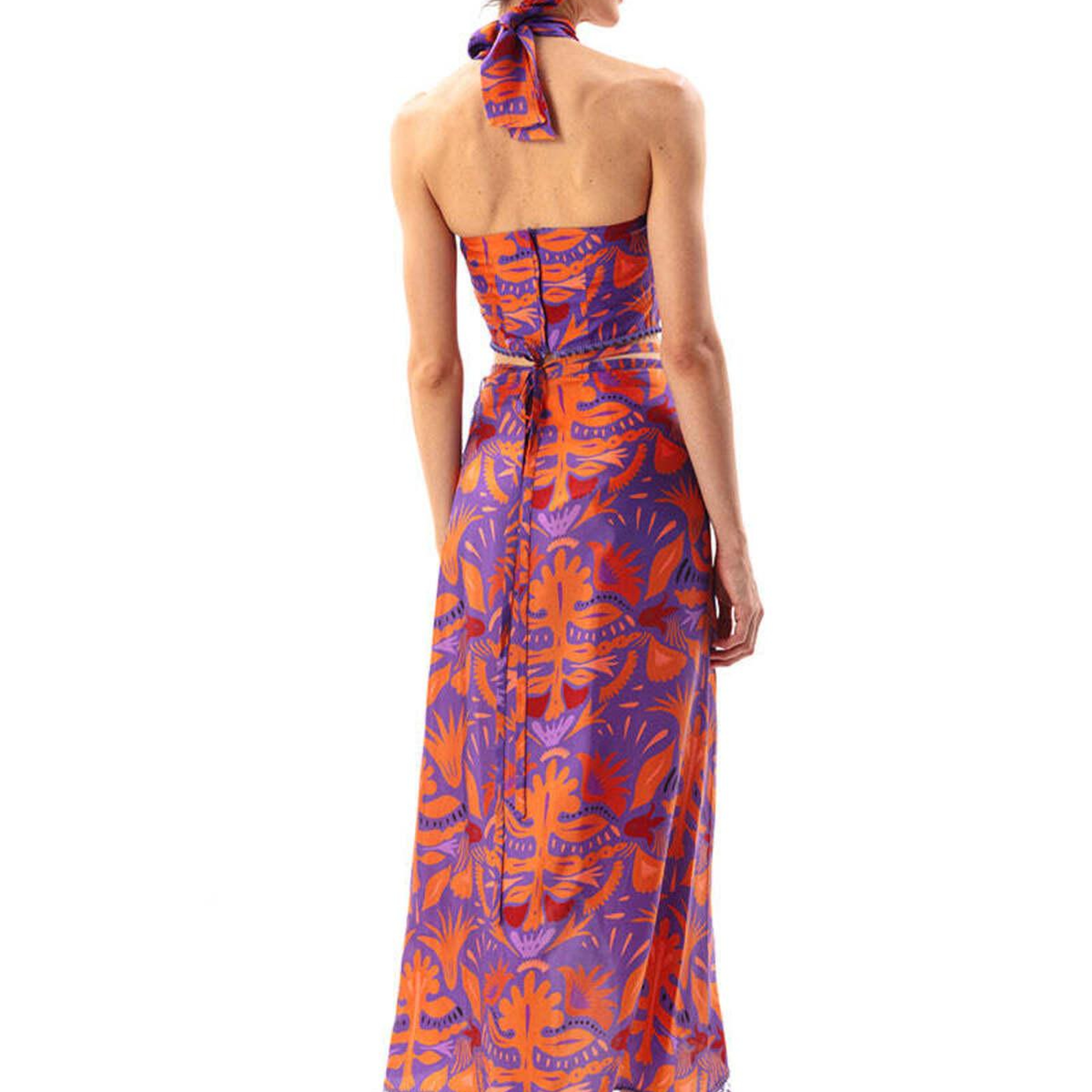 MAUVE ÇAPRAZ YAKA BLUZ