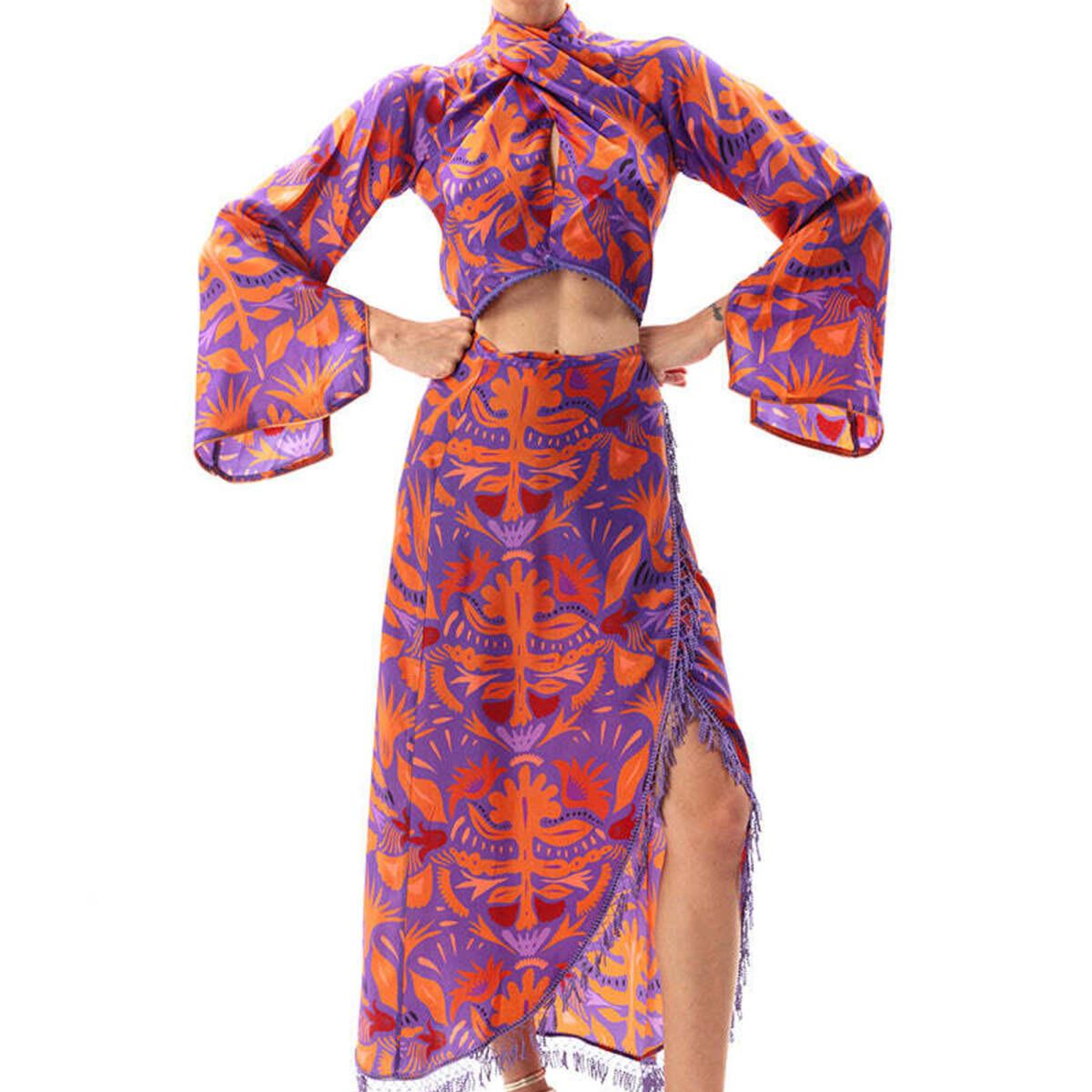 MAUVE ÇAPRAZ YAKA CEKET