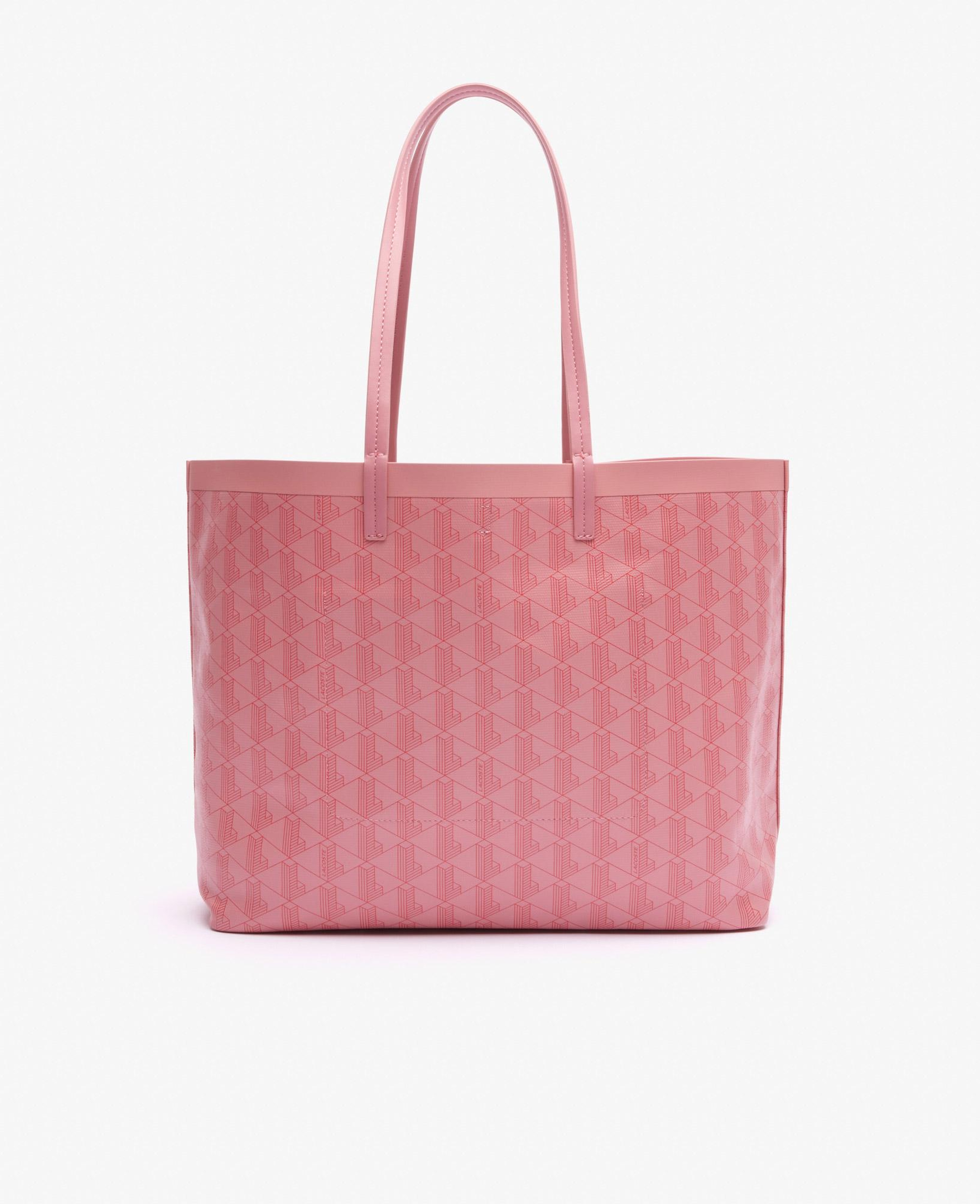 Zely Canvas Kadın Monogram Pembe Omuz Çantası