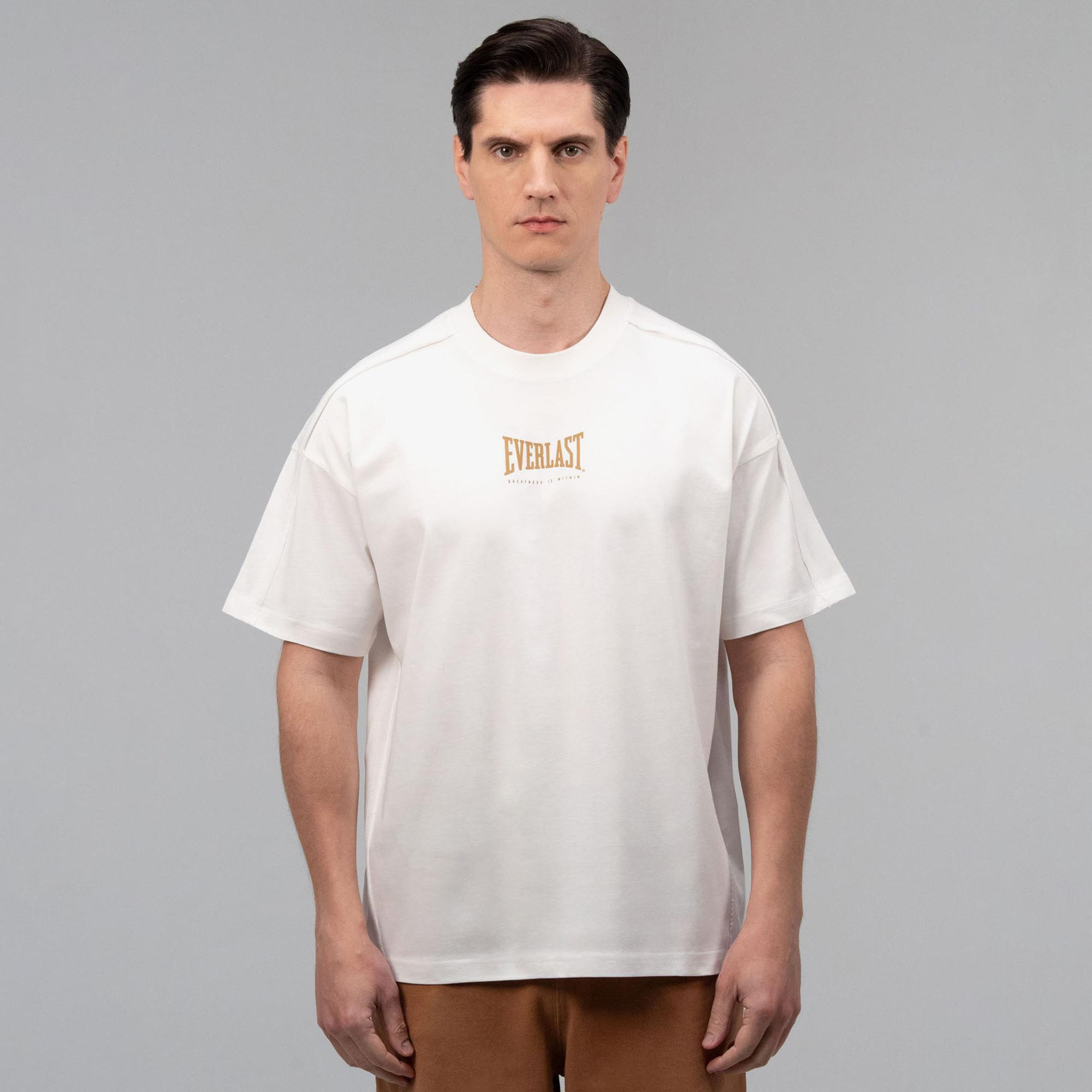 Everlast Boxing Heritage Oversize Beyaz Erkek T-Shirt