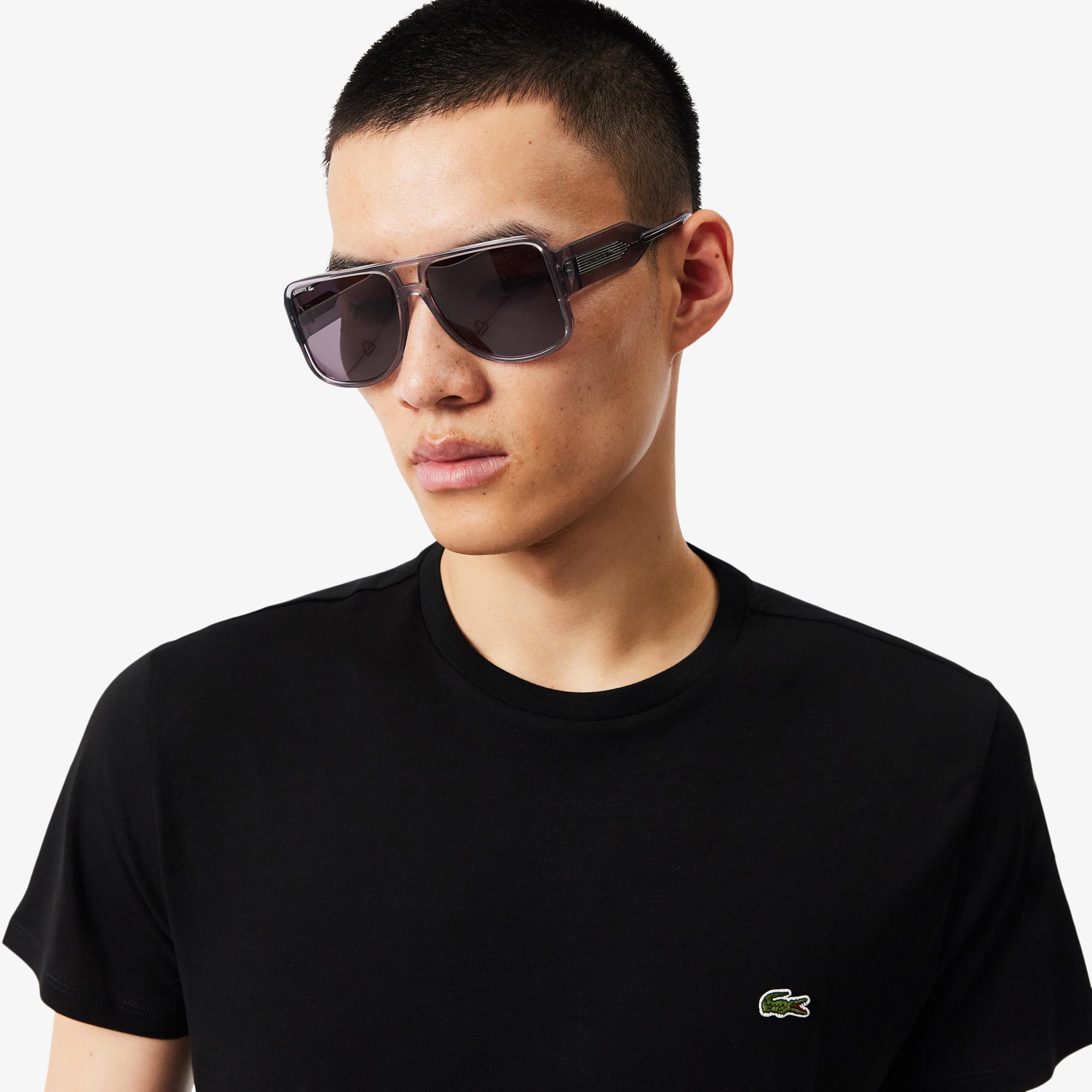 Lacoste Erkek Regular Fit Bisiklet Yaka Siyah T-Shirt