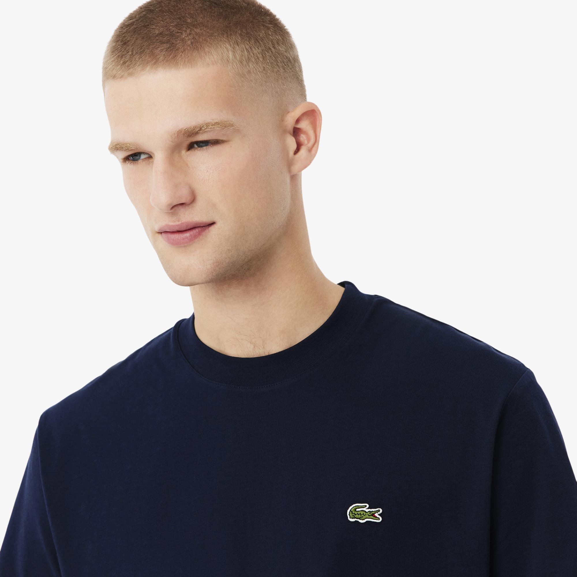 Lacoste Erkek Classic Fit Bisiklet Yaka Lacivert T-Shirt