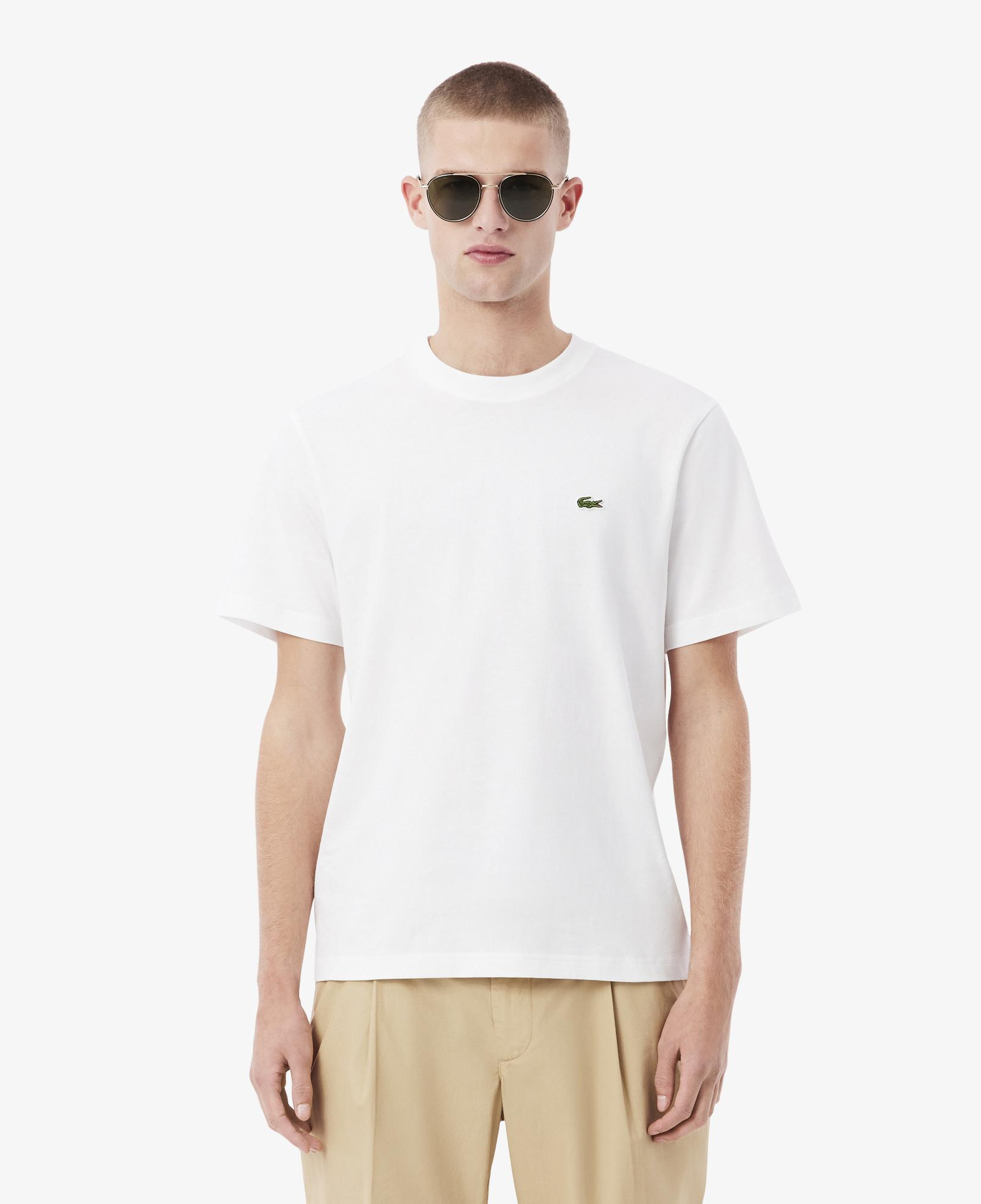 Lacoste Classic Fit Erkek Beyaz T-Shirt