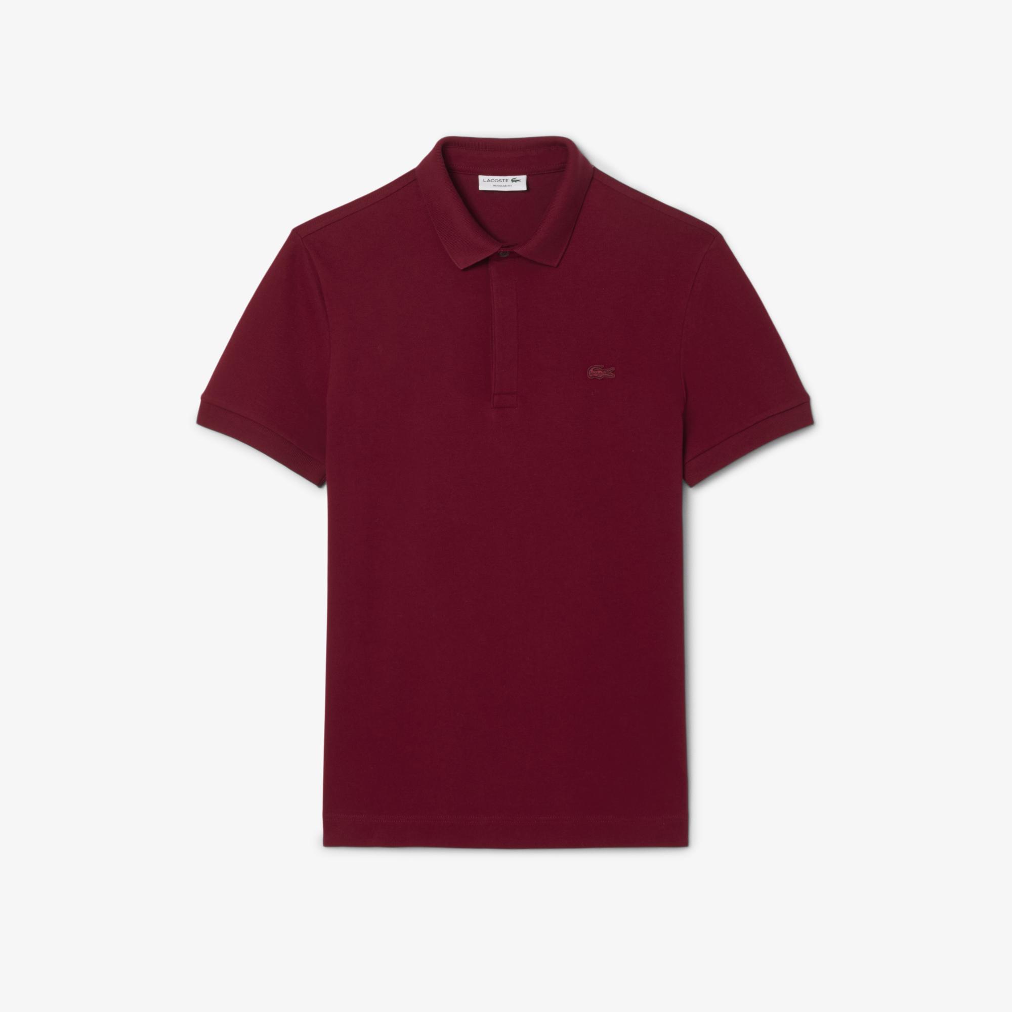 Lacoste Paris Erkek Regular Fit Bordo Polo