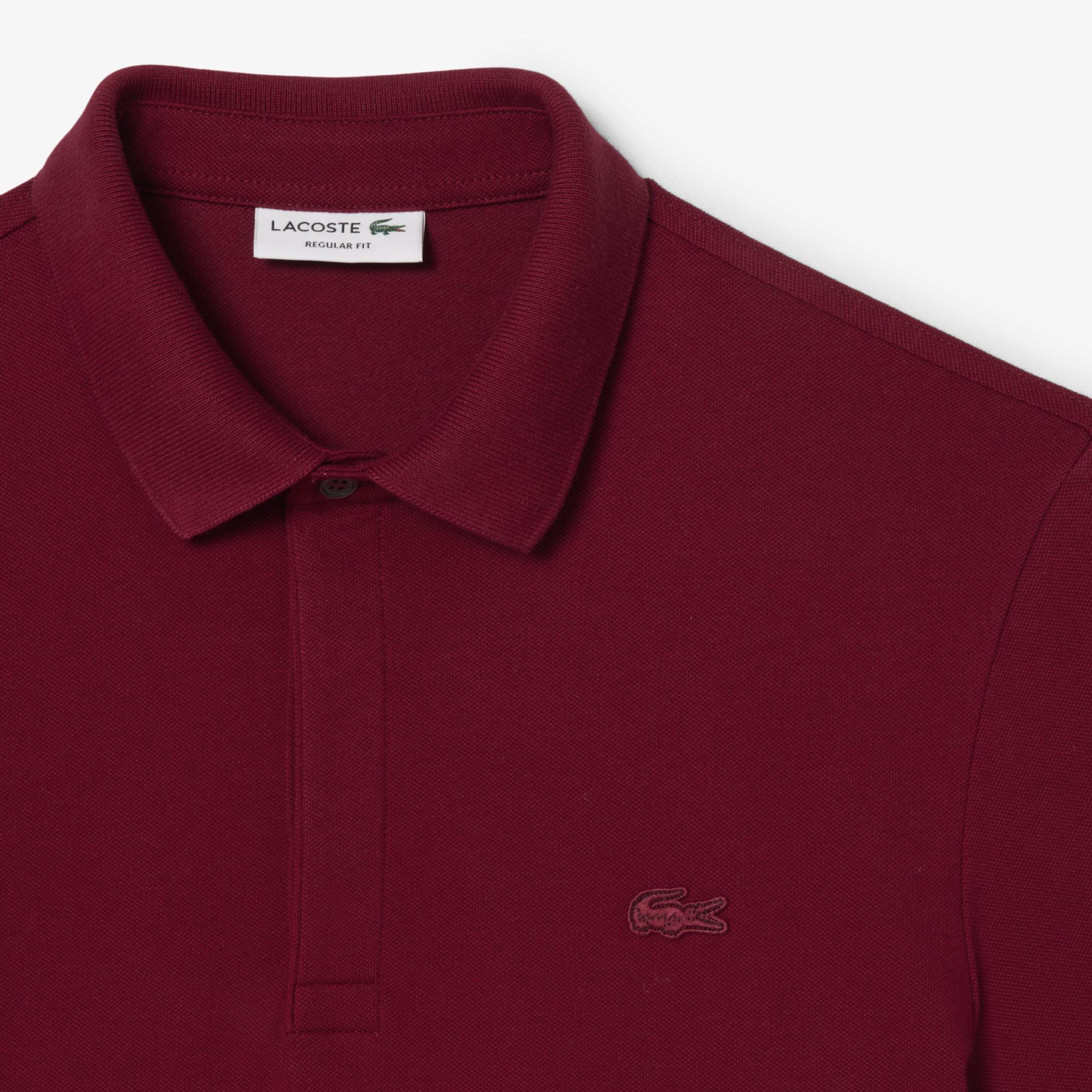 Lacoste Paris Erkek Regular Fit Bordo Polo