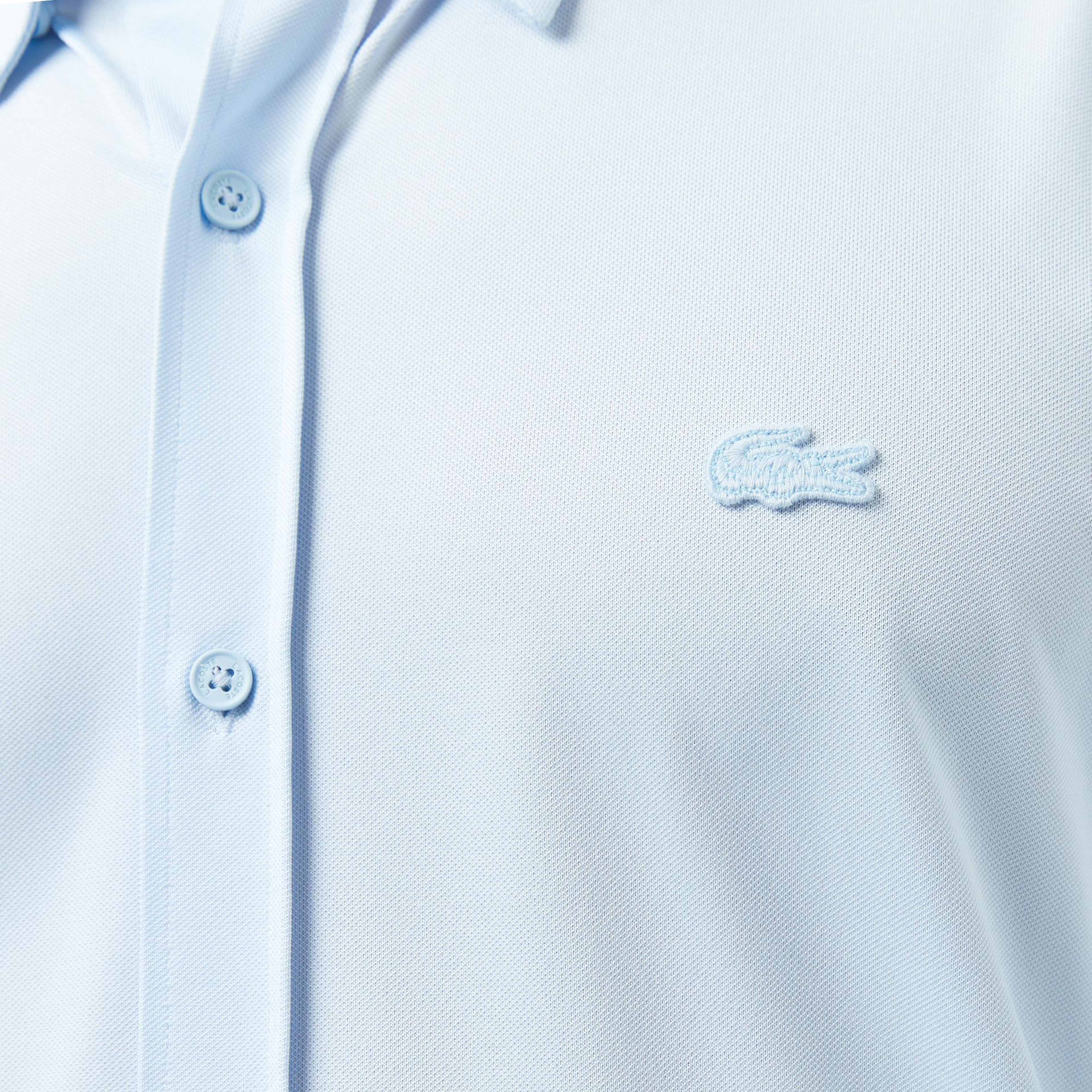 Lacoste Erkek Slim Fit Açık Mavi Gömlek