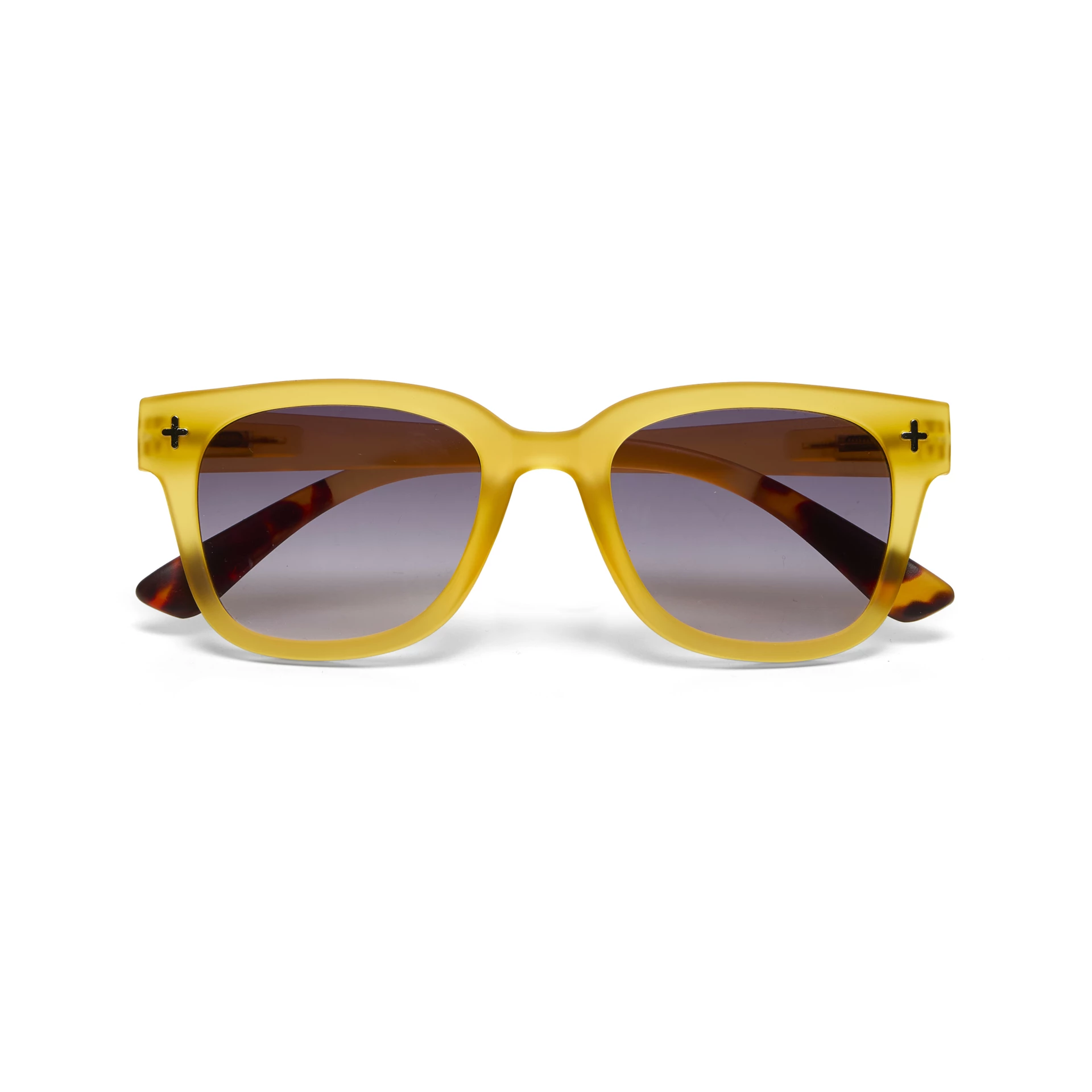 Okkia Giovanni Siyah Lens  Unisex Güneş Gözlüğü Sarı