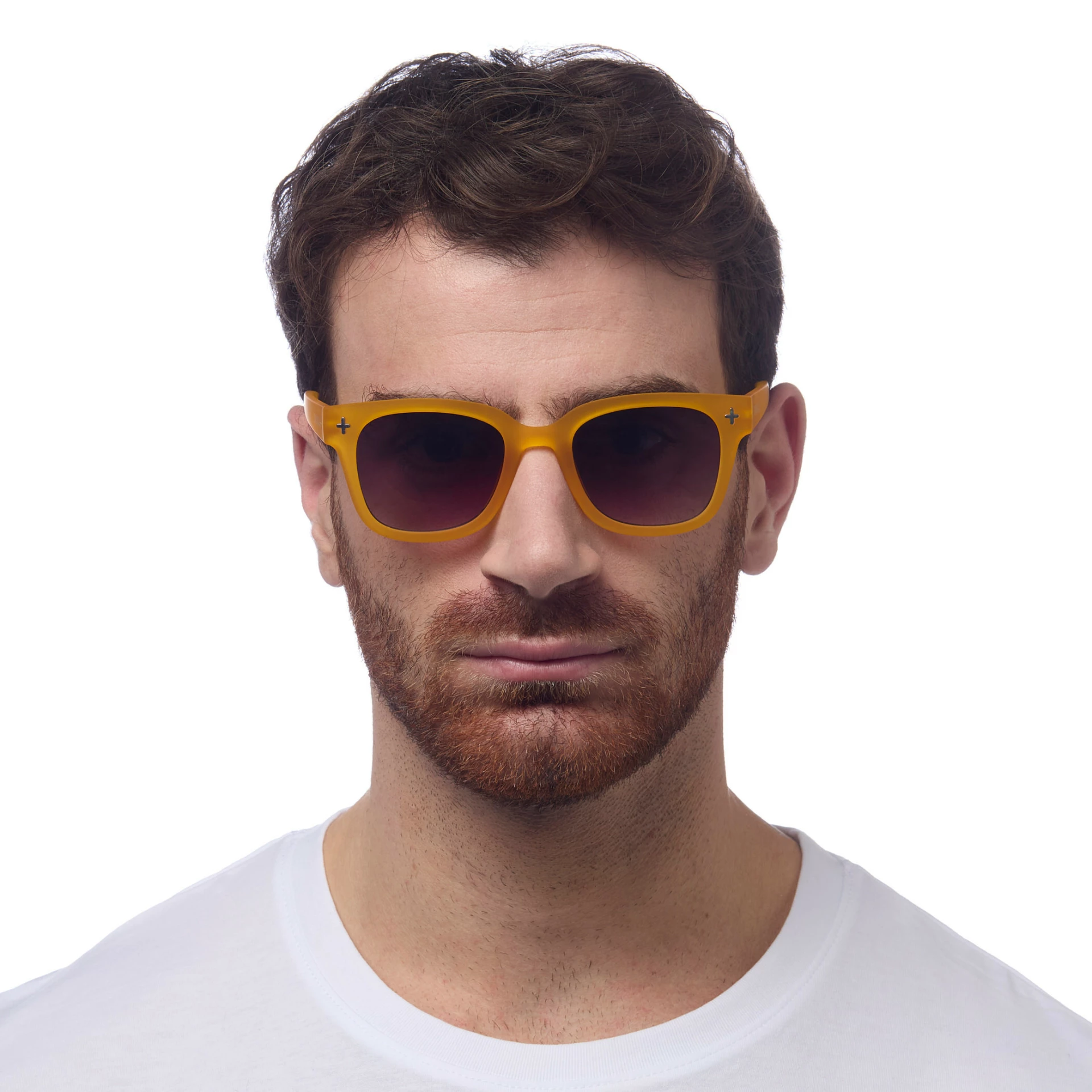 Okkia Giovanni Siyah Lens  Unisex Güneş Gözlüğü Sarı