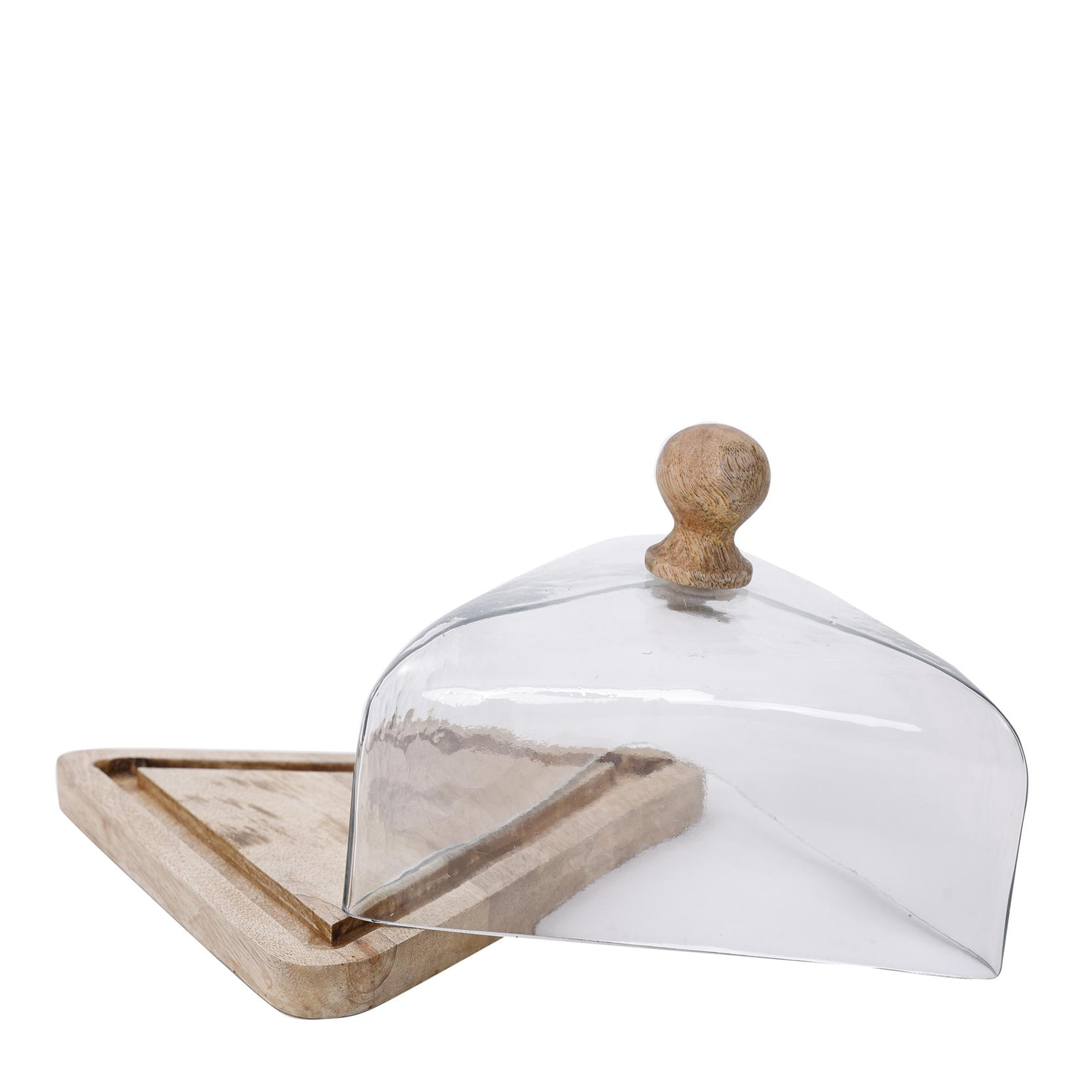 YARGICI Kapaklı Servis Tabağı (24x24x14 cm)