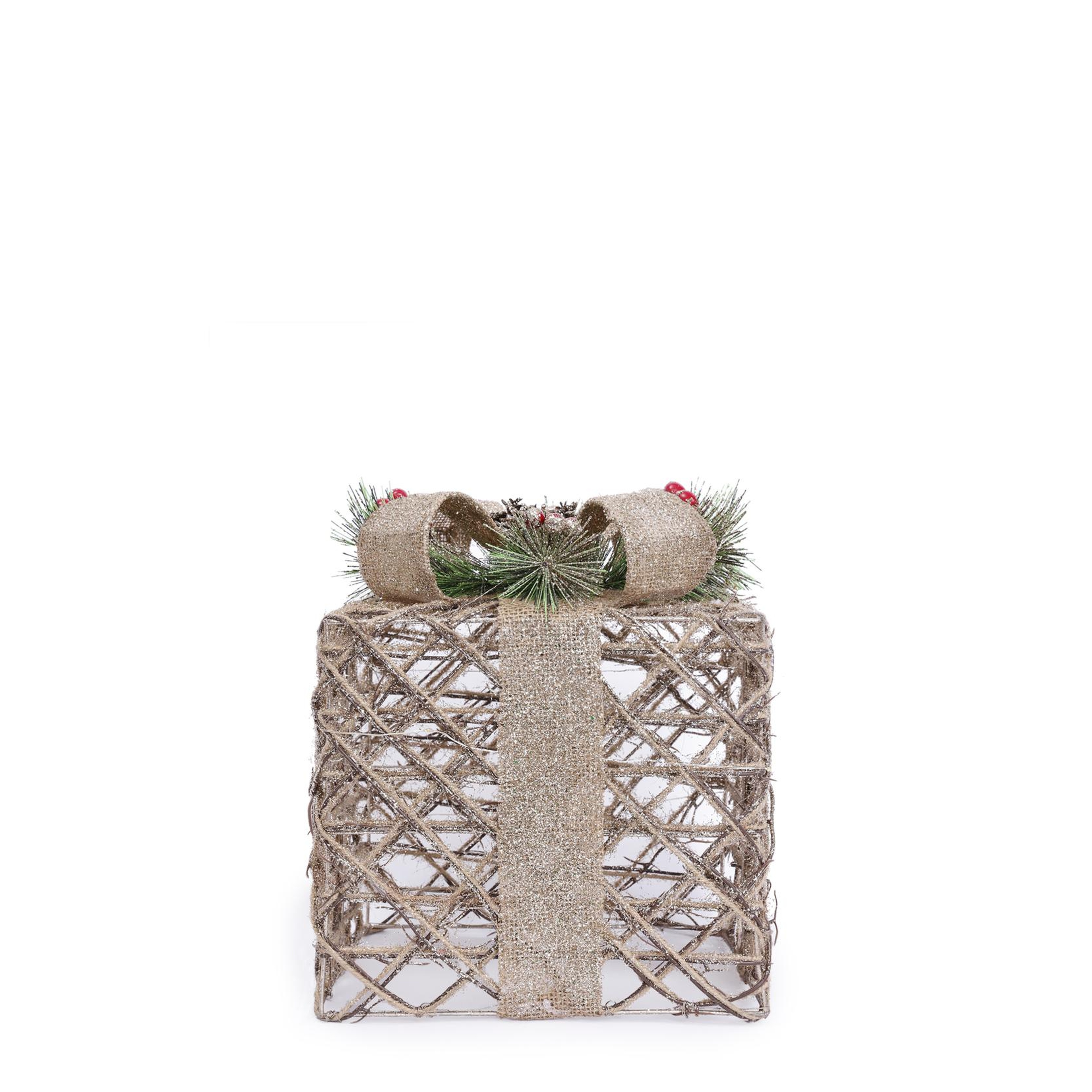 YARGICI Işıklı Yılbaşı Süsü(15x15x15 cm)