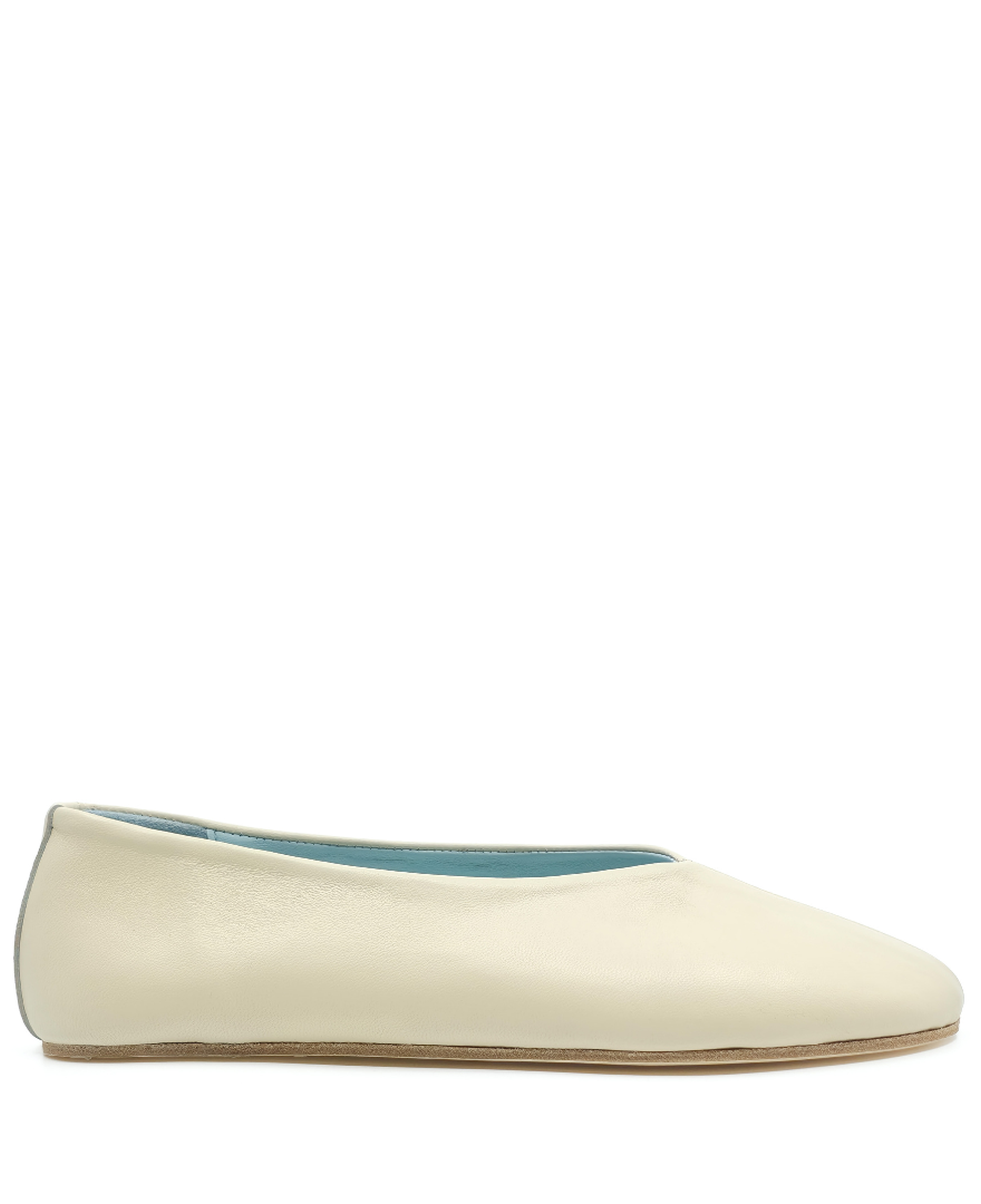 Ginevra - Ekru Deri Barefoot Babet