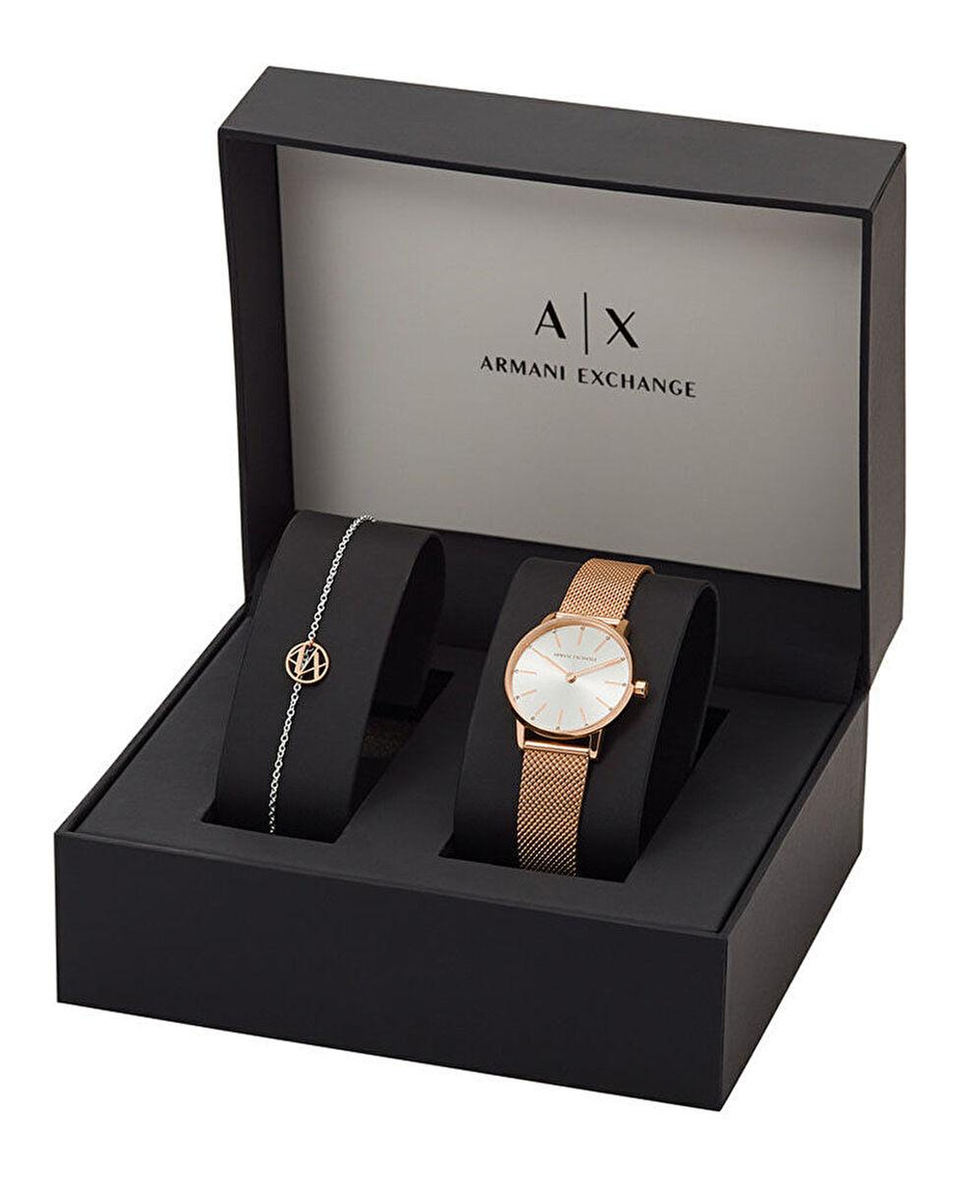 Armani Exchange AX7121 Kadın Kol Saati ve Bileklik Seti