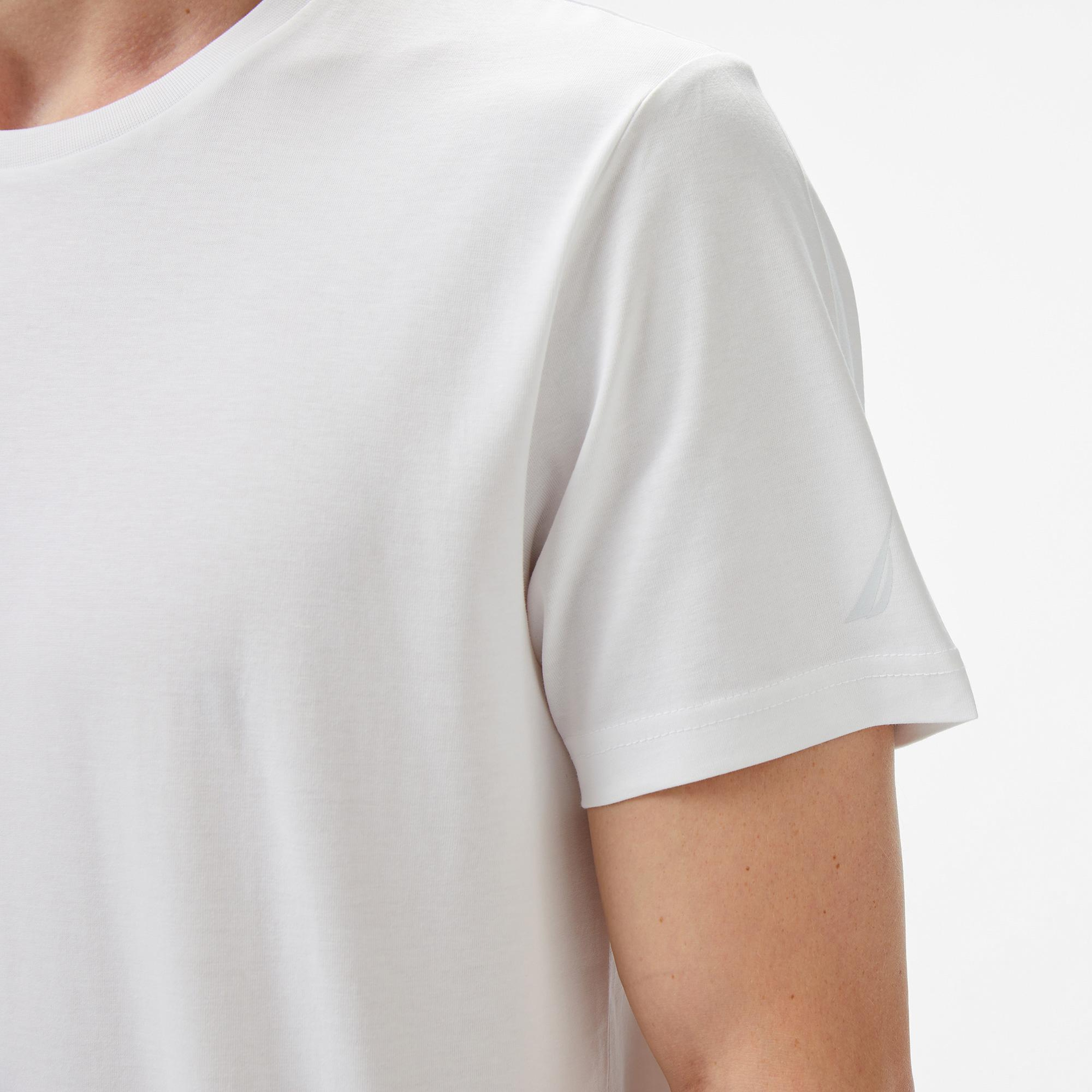 Nautica Erkek Beyaz Regular Fit T-Shirt