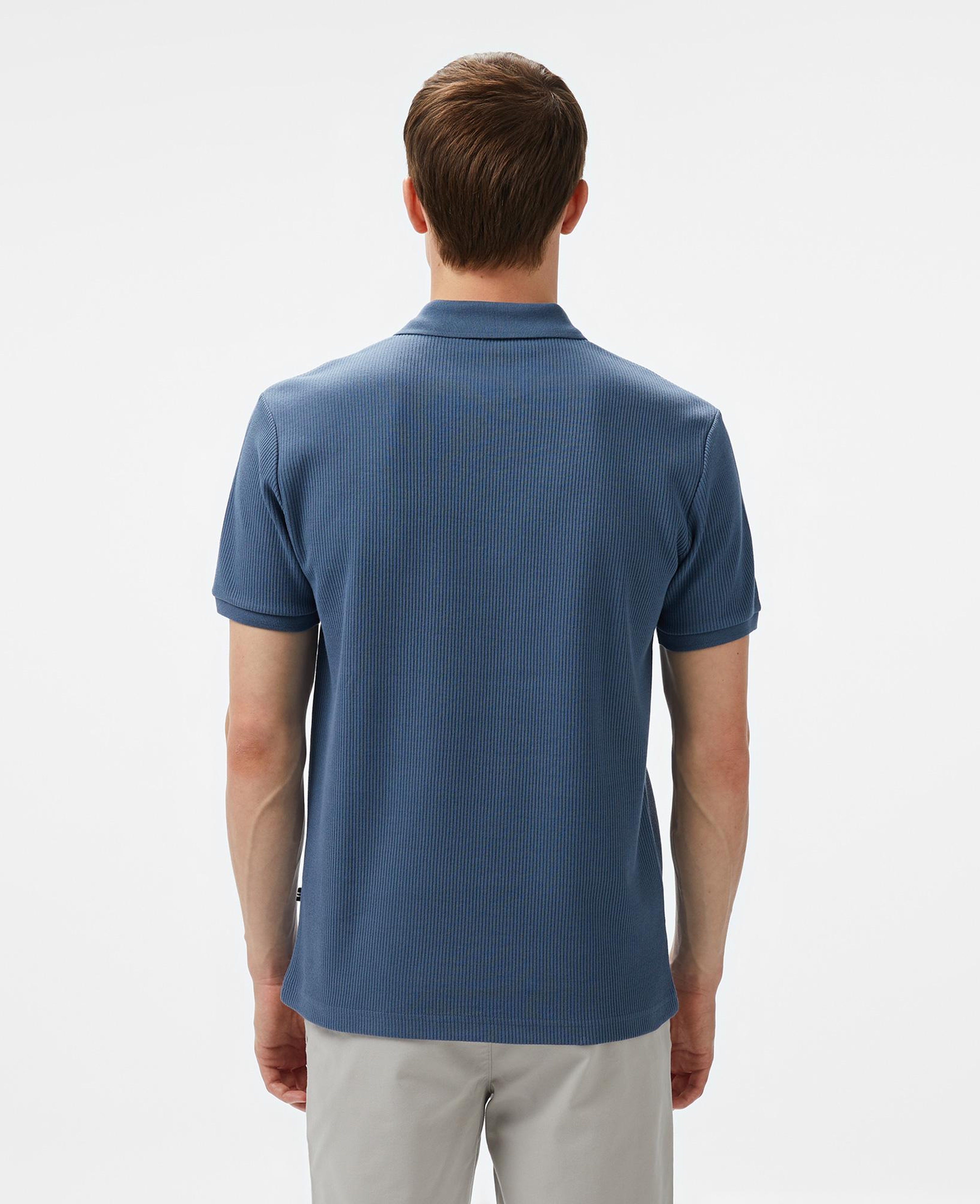Nautica Erkek Mavi Slim Fit Polo Yaka T-Shirt