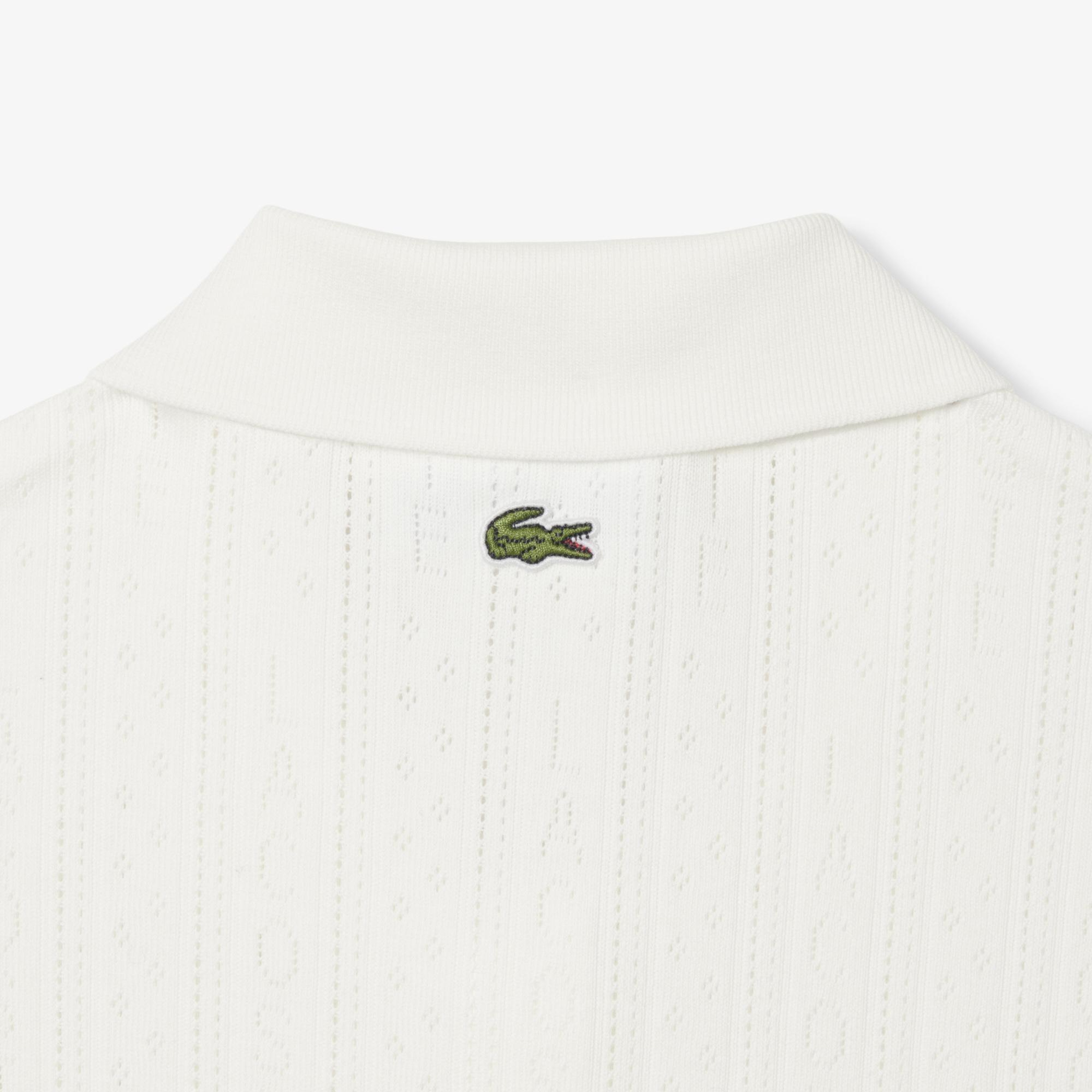 Lacoste L.12.D Kadın Slim Fit Beyaz Polo
