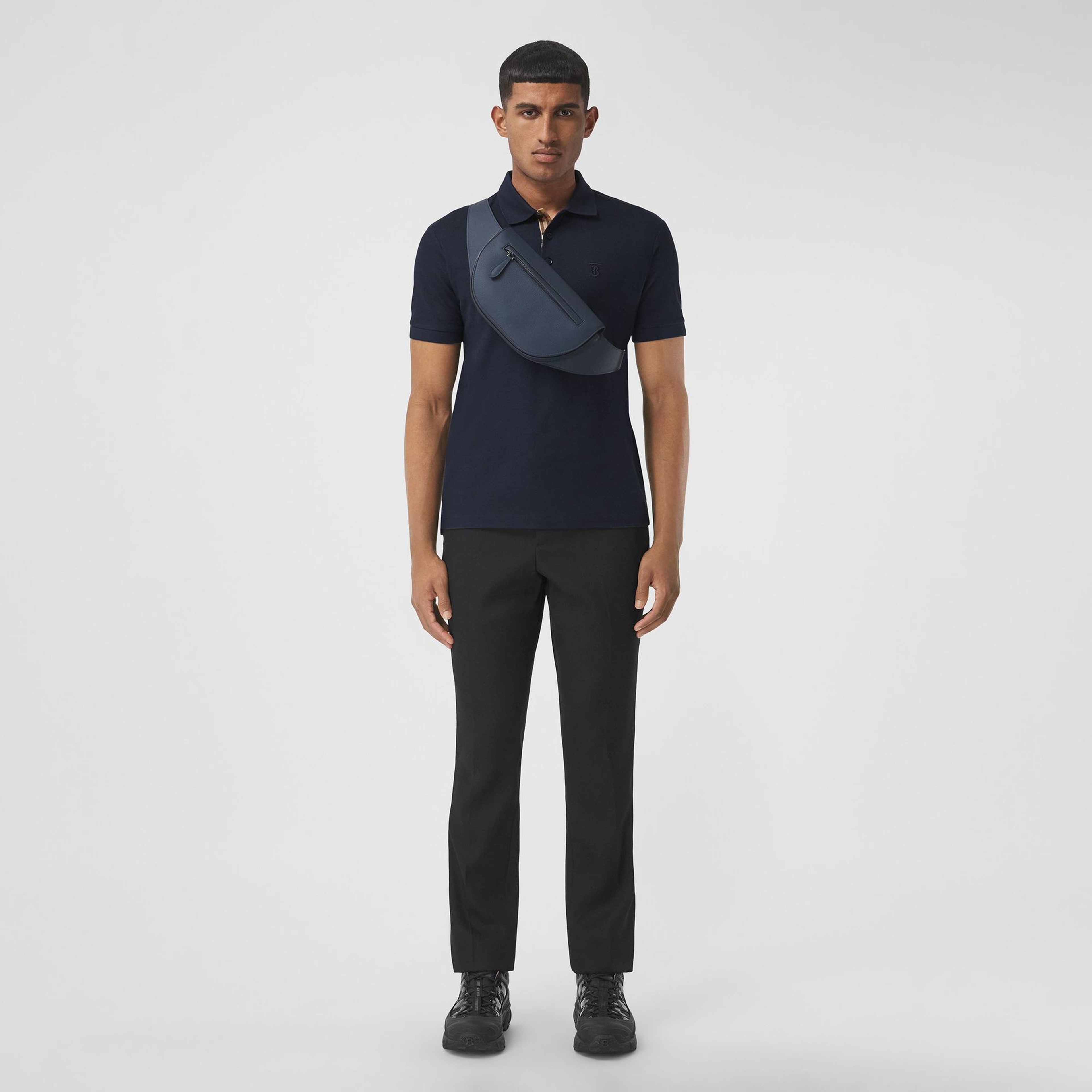 Burberry Eddie Monogram Motif Cotton Piqu