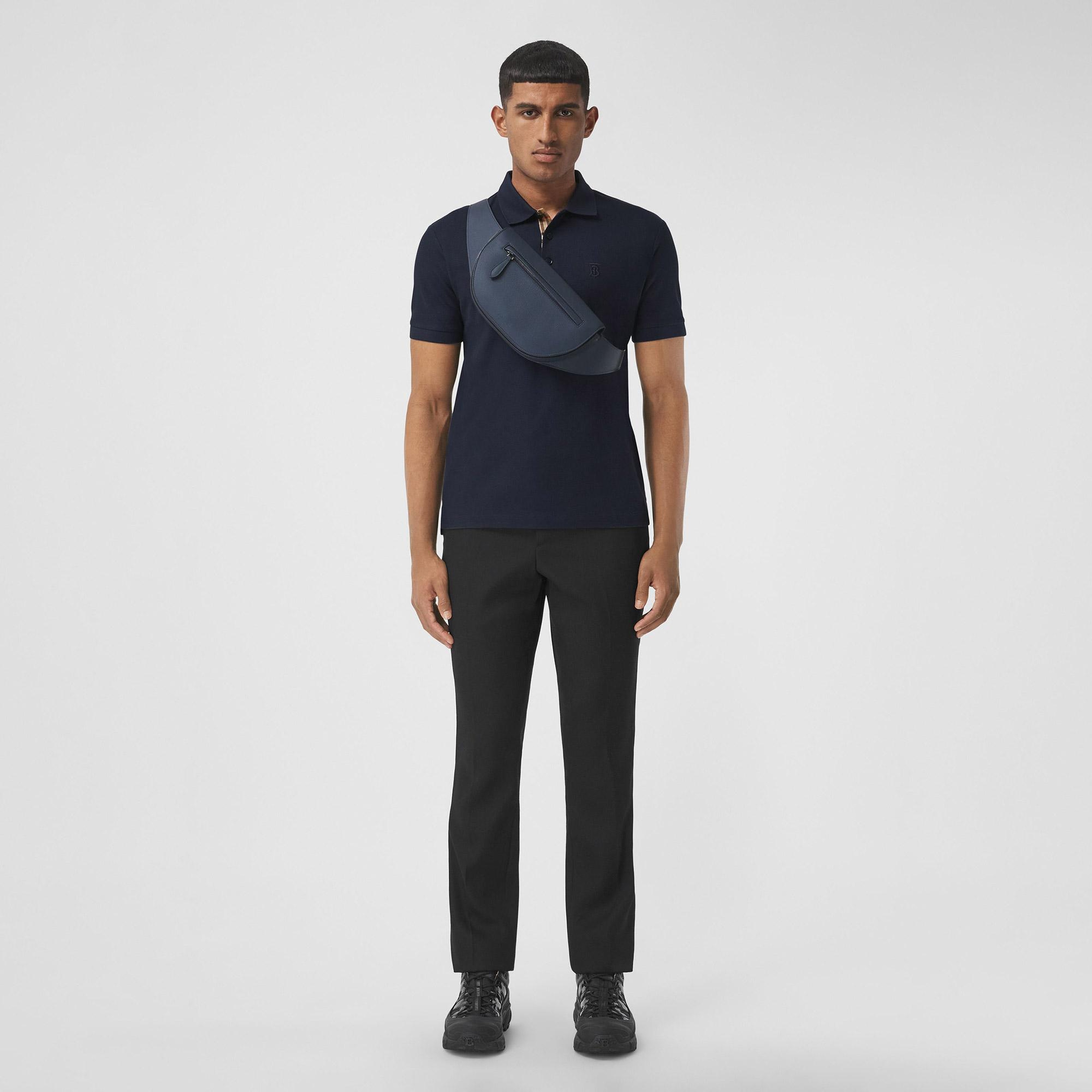 Burberry Eddie Monogram Motif Cotton Piqu