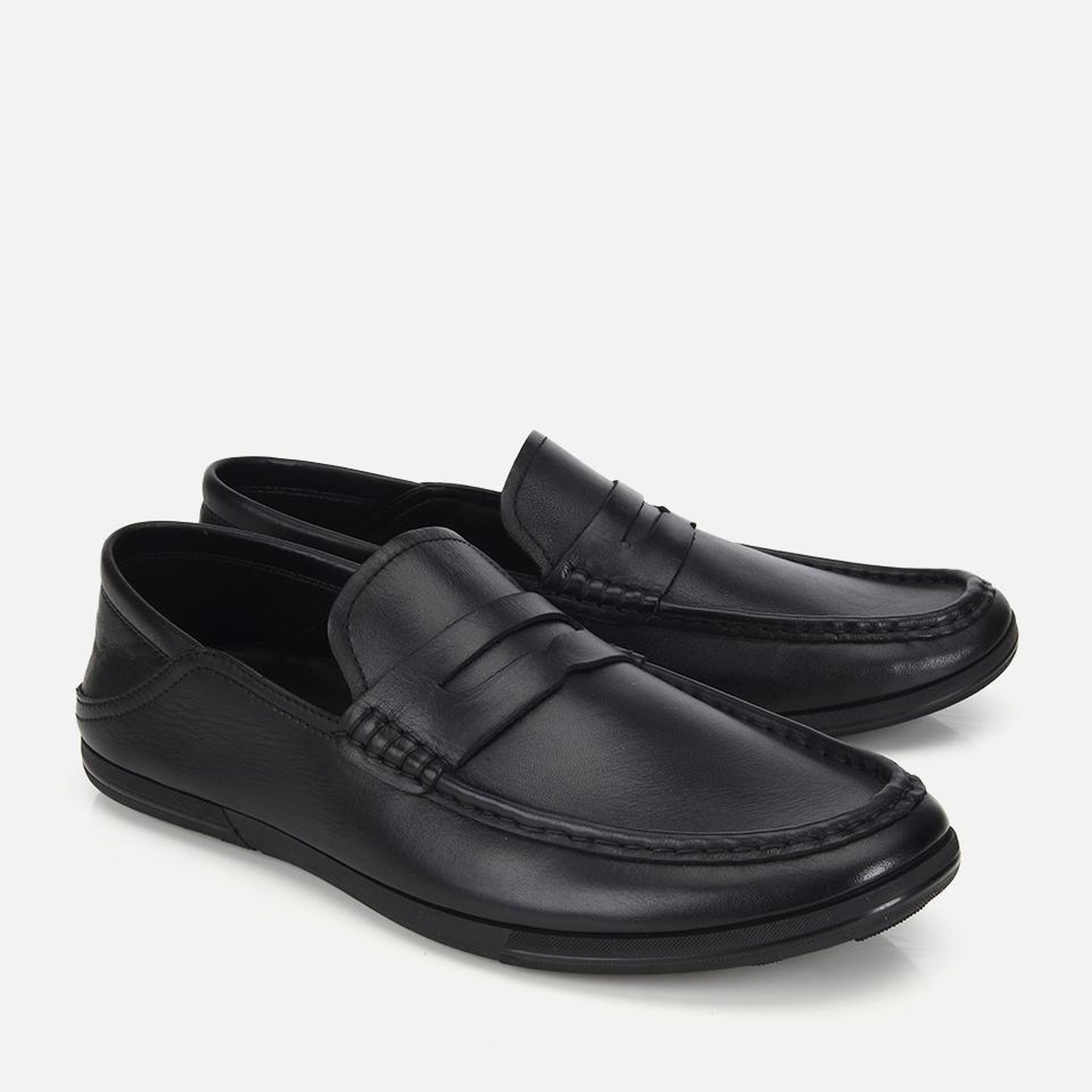 Erkek Deri Siyah Comfort Günlük Loafer Ayakkabı