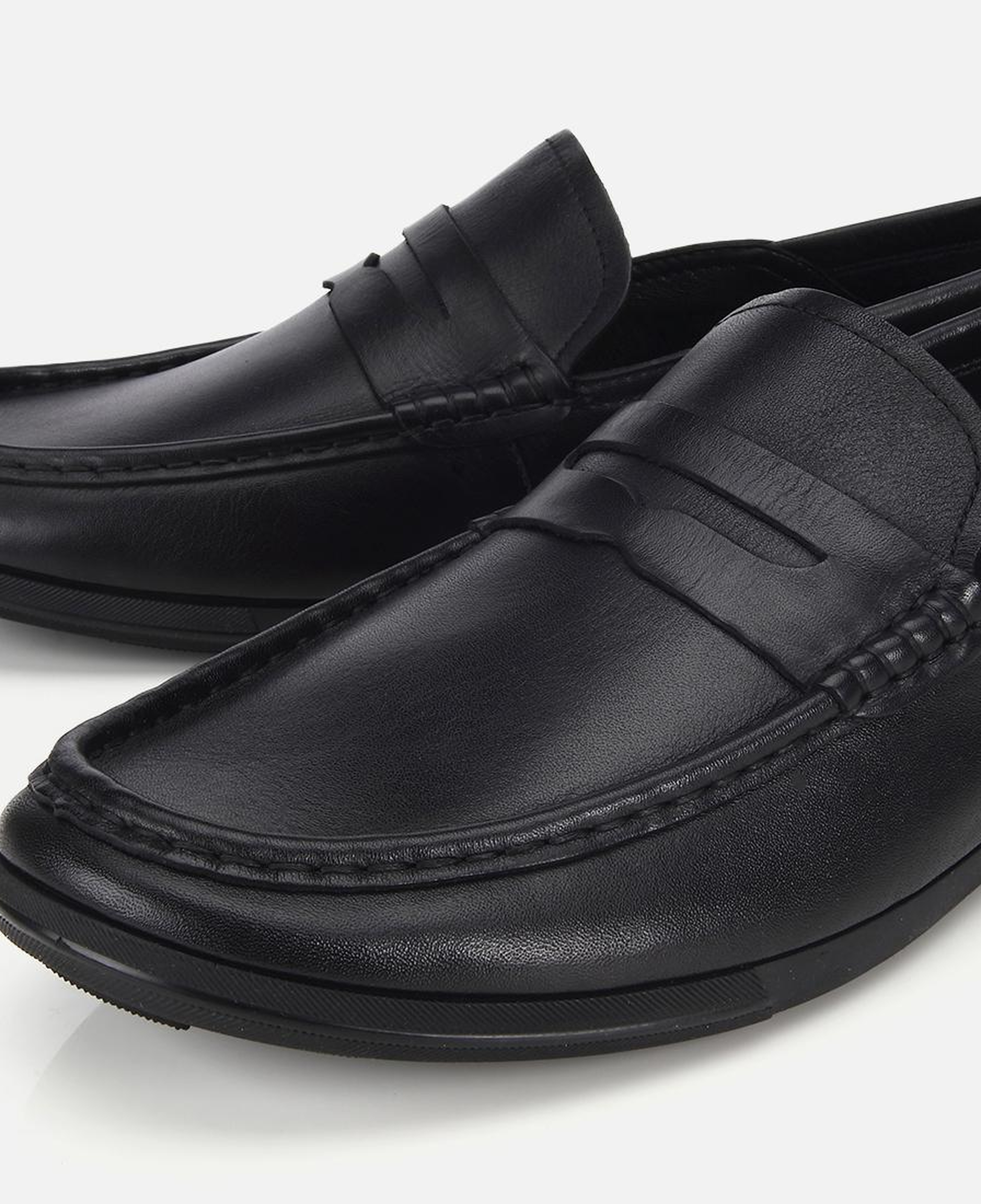 Erkek Deri Siyah Comfort Günlük Loafer Ayakkabı