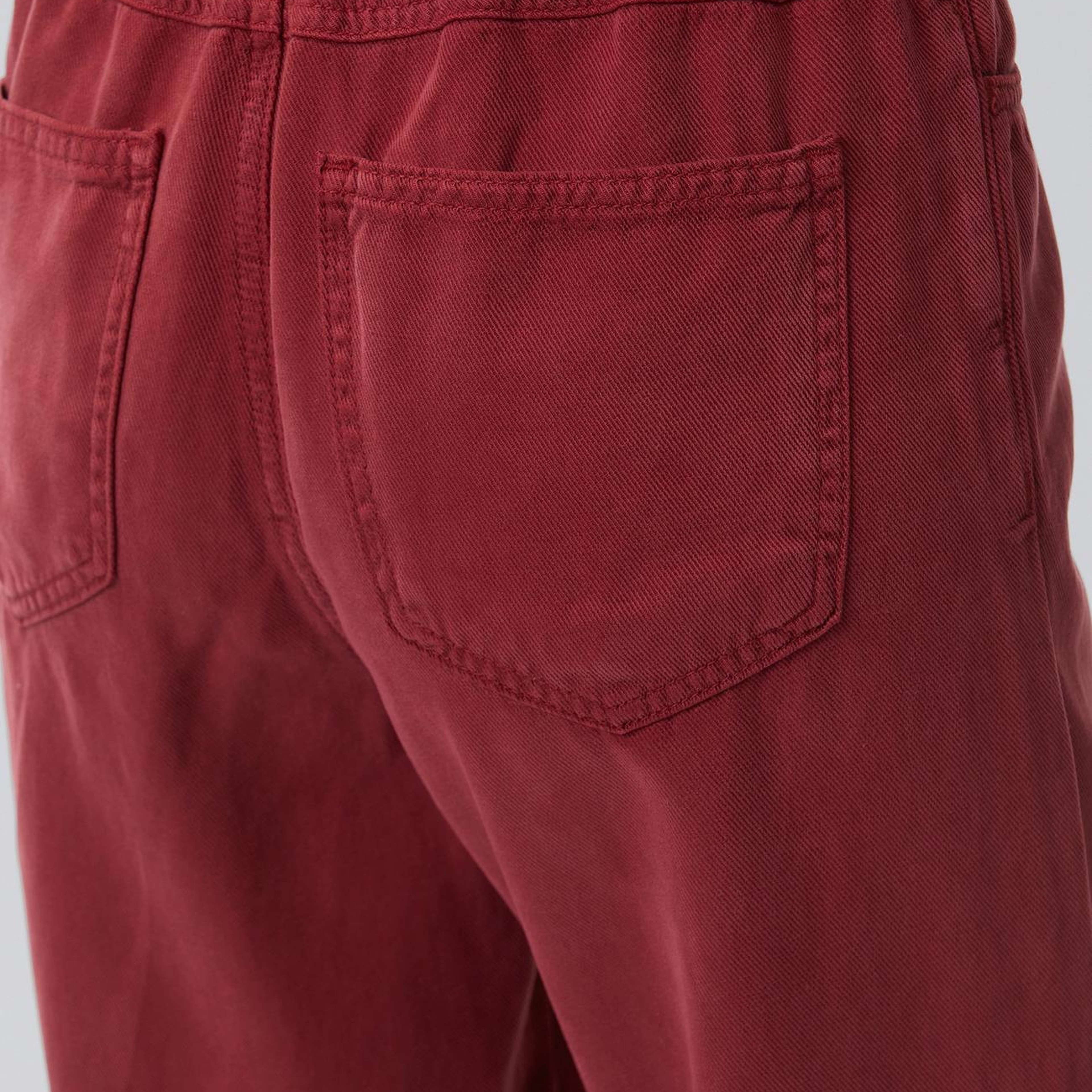 Network Kadın Vişne Tencel Karışımlı Casual Pantolon