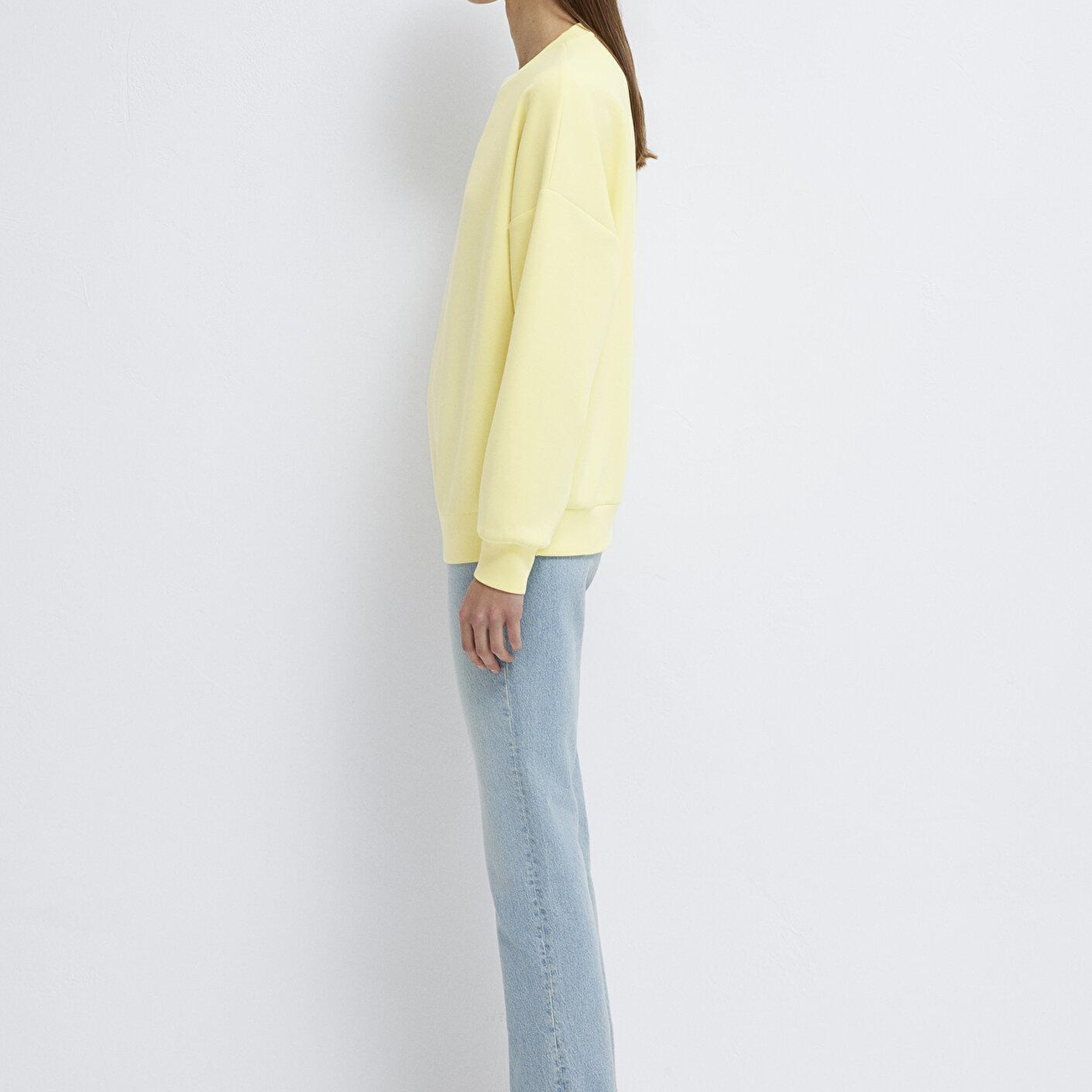 Mavi Soft-Premium Sarı (TENCEL™) Modal Karışımlı Sweatshirt 168837-91390