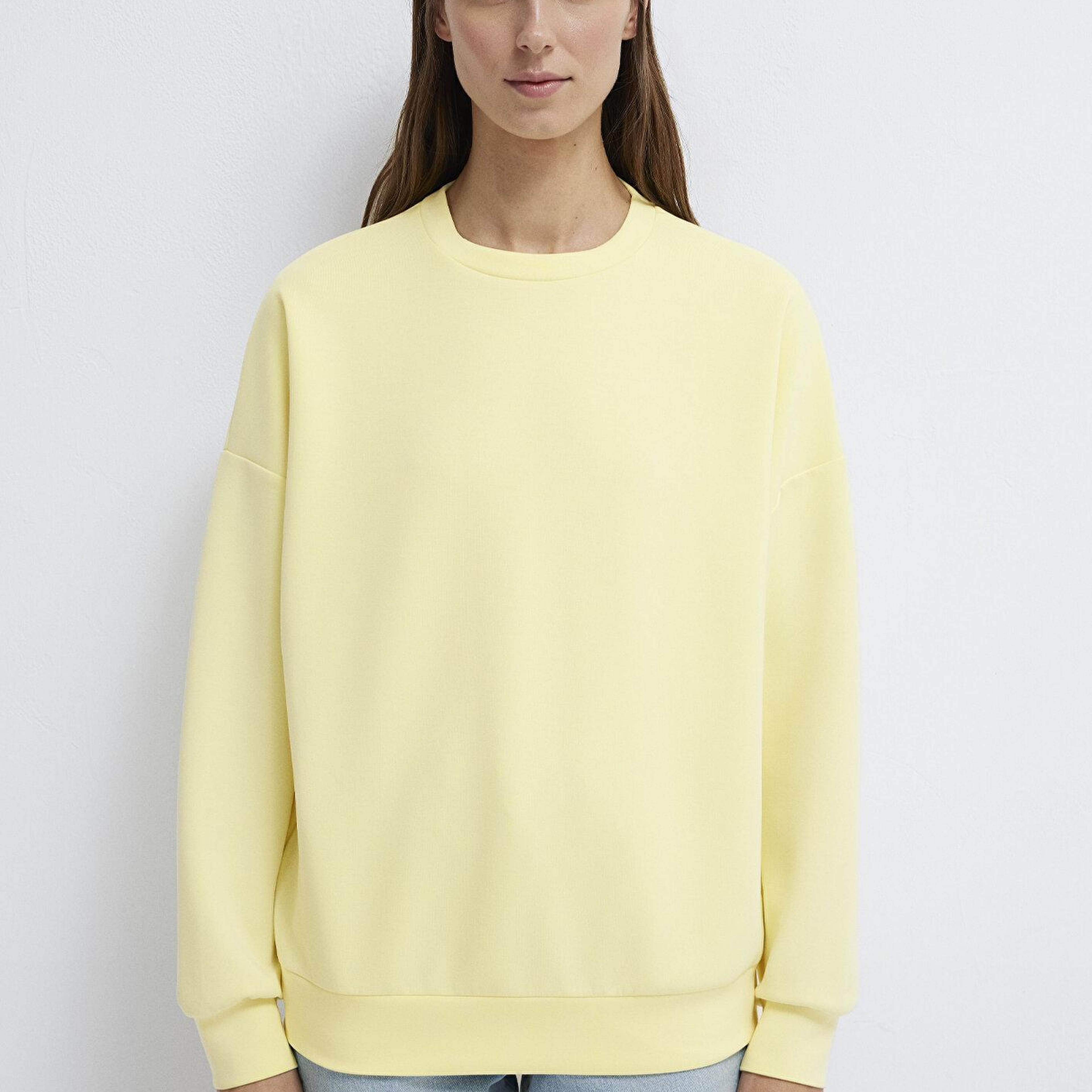 Mavi Soft-Premium Sarı (TENCEL™) Modal Karışımlı Sweatshirt 168837-91390
