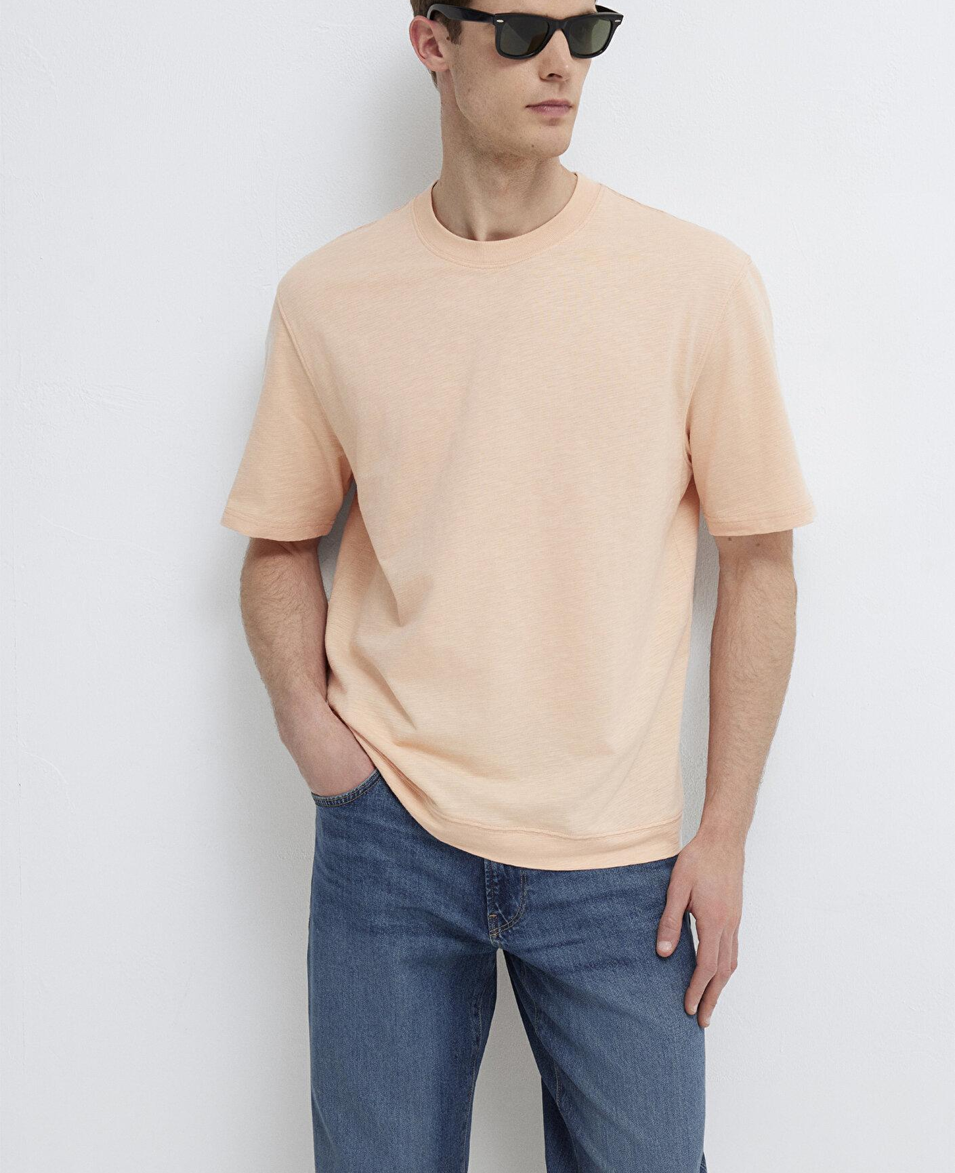 Mavi Pembe Basic Tişört Loose Fit / Bol Rahat Kesim 0613316-71145