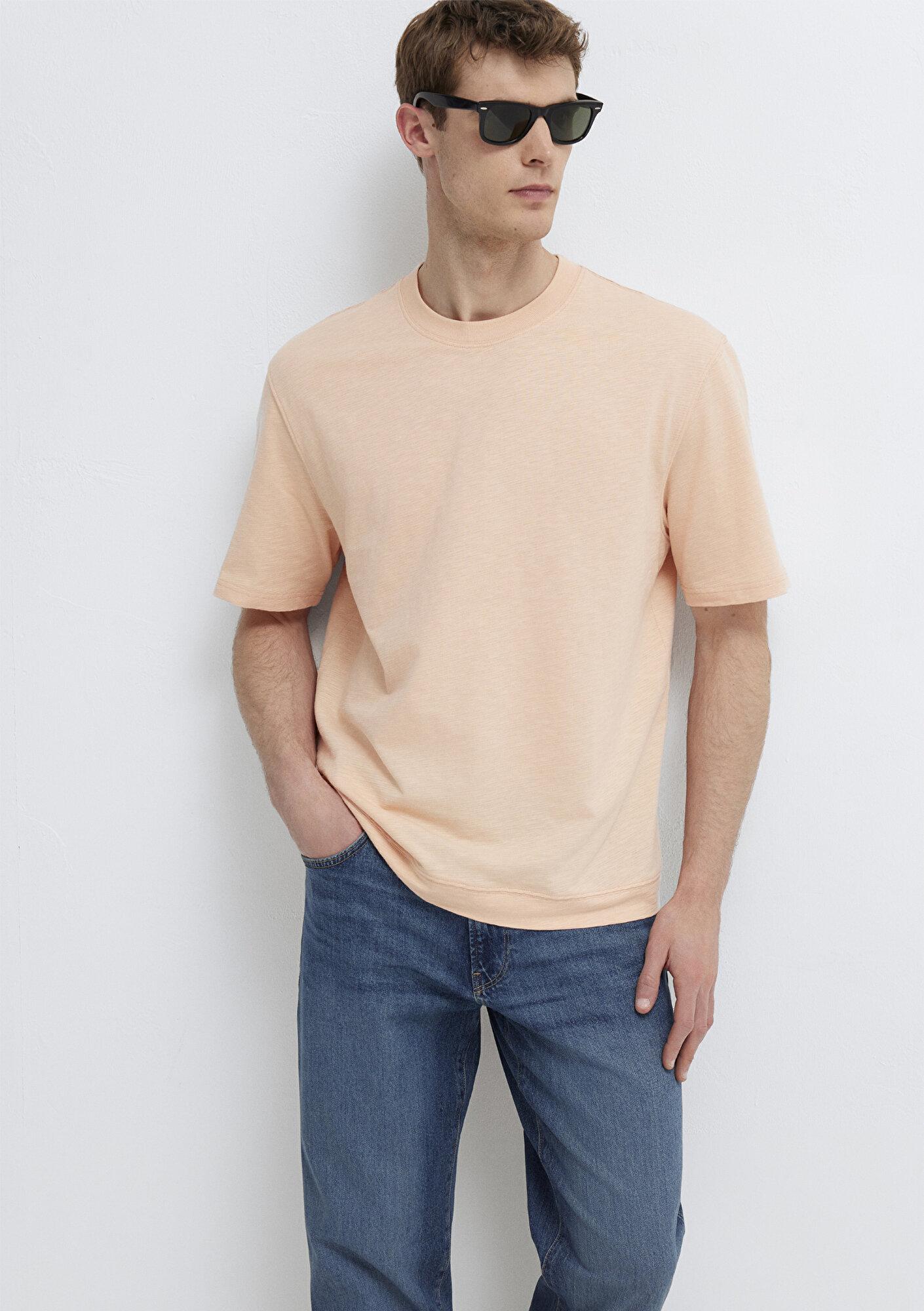 Mavi Pembe Basic Tişört Loose Fit / Bol Rahat Kesim 0613316-71145