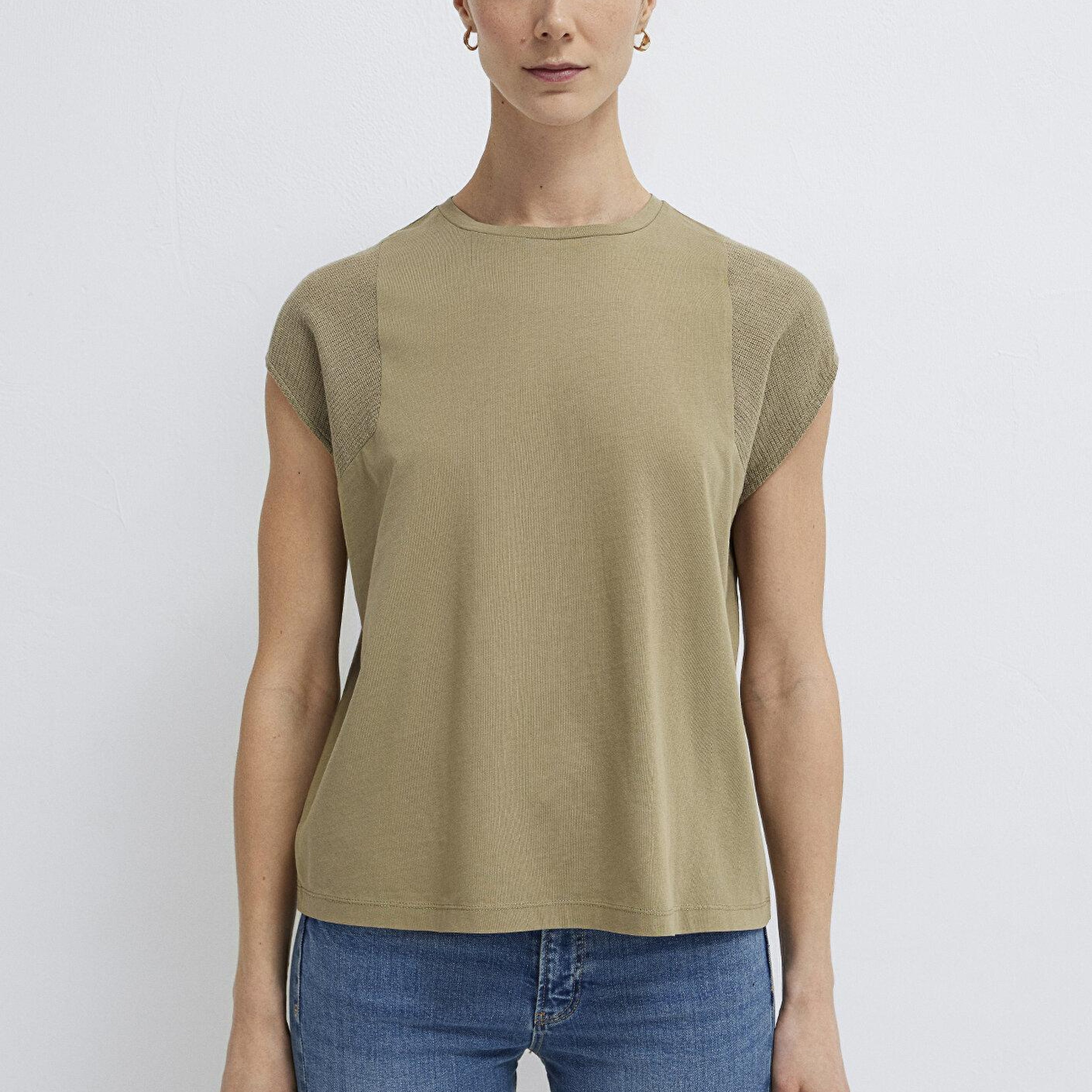 Mavi Dokulu Yeşil Tişört Regular Fit / Normal Kesim 1613970-71819