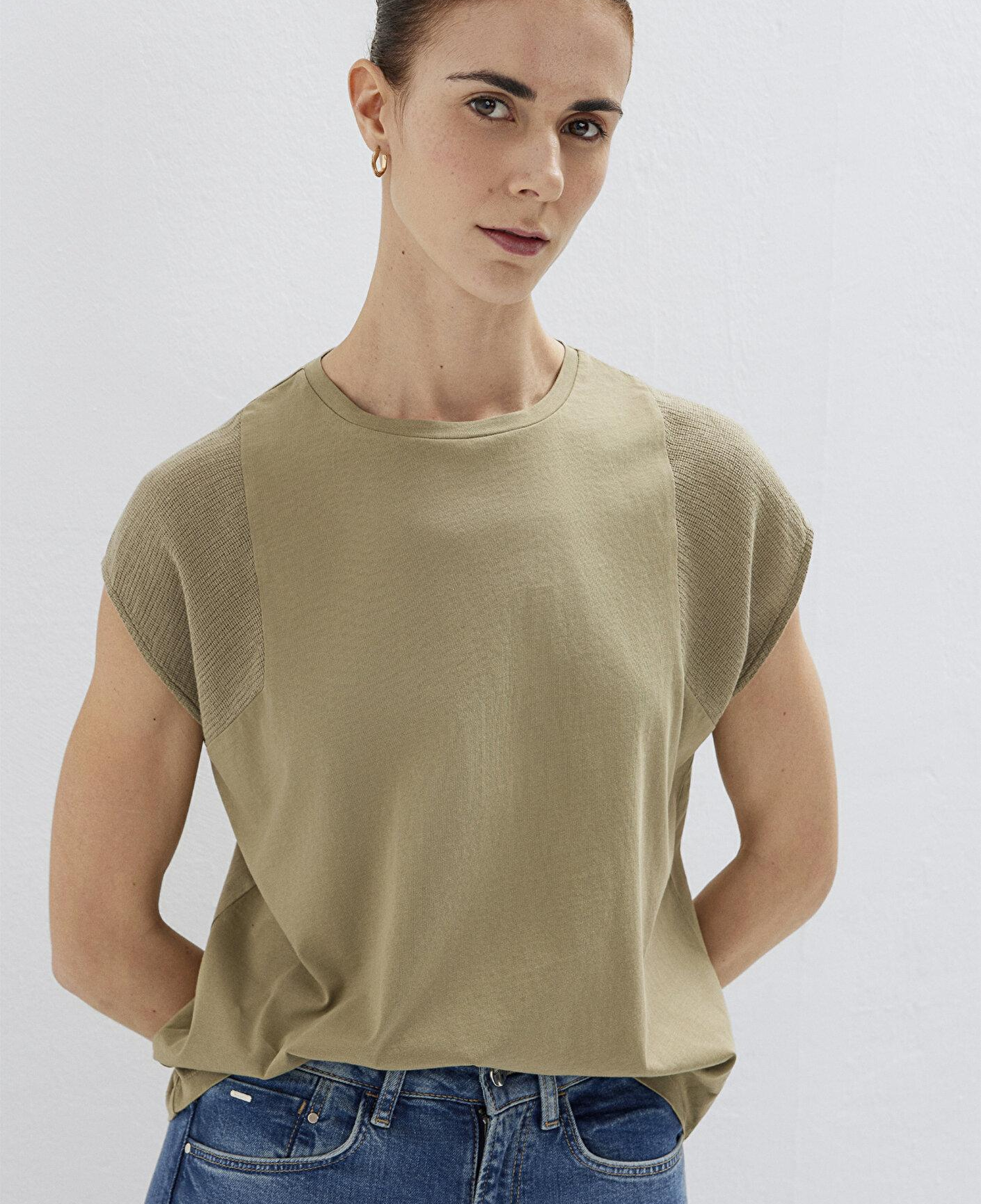 Mavi Dokulu Yeşil Tişört Regular Fit / Normal Kesim 1613970-71819