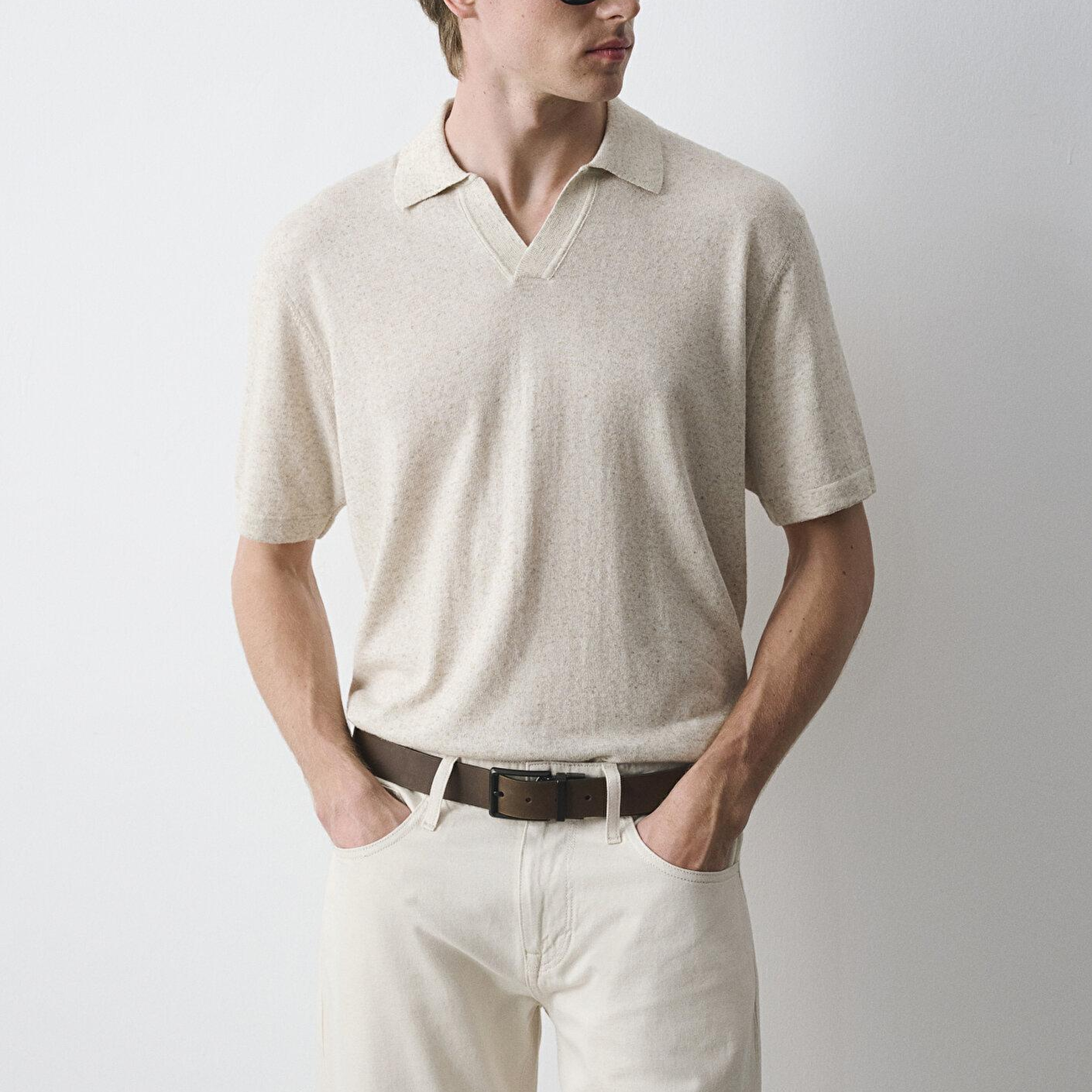 Mavi Bej Polo Triko 0710410-70144