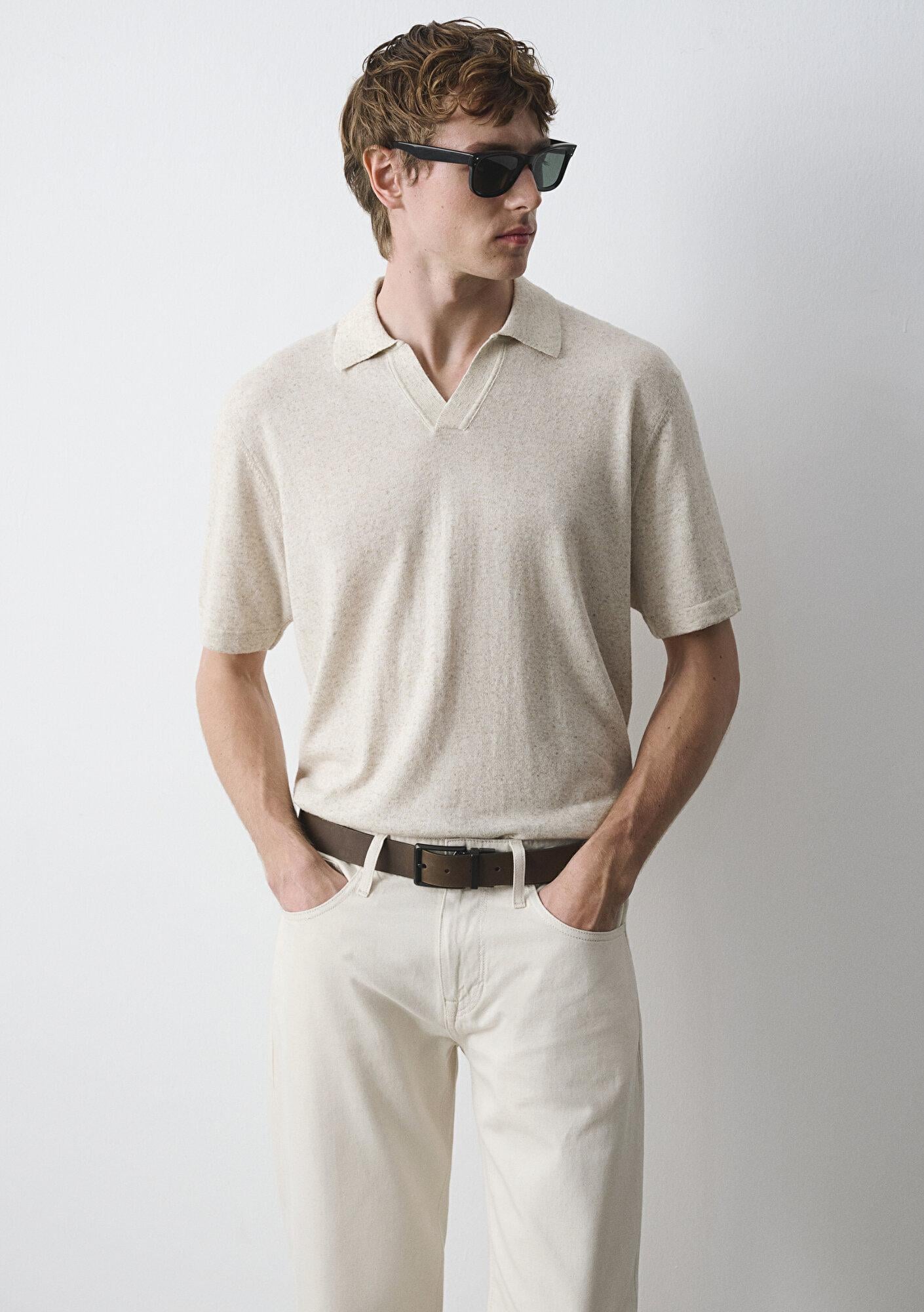 Mavi Bej Polo Triko 0710410-70144