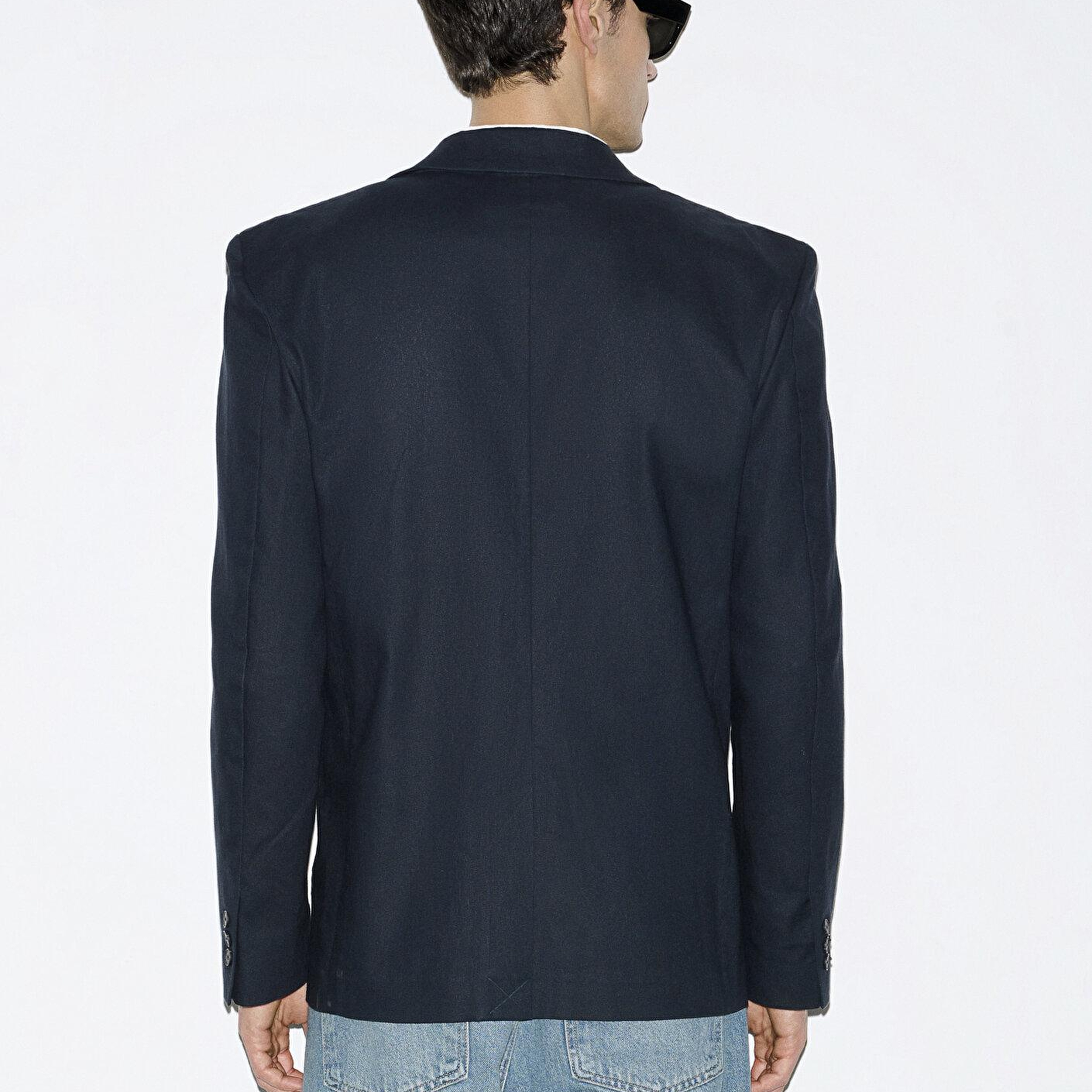 Mavi Keten Karışımlı Lacivert Blazer 0110828-86623