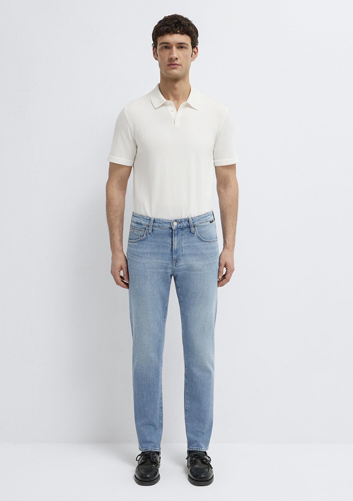 Mavi London Mavi Edition Puslu Açık Mavi Jean Pantolon 0010172-A2975