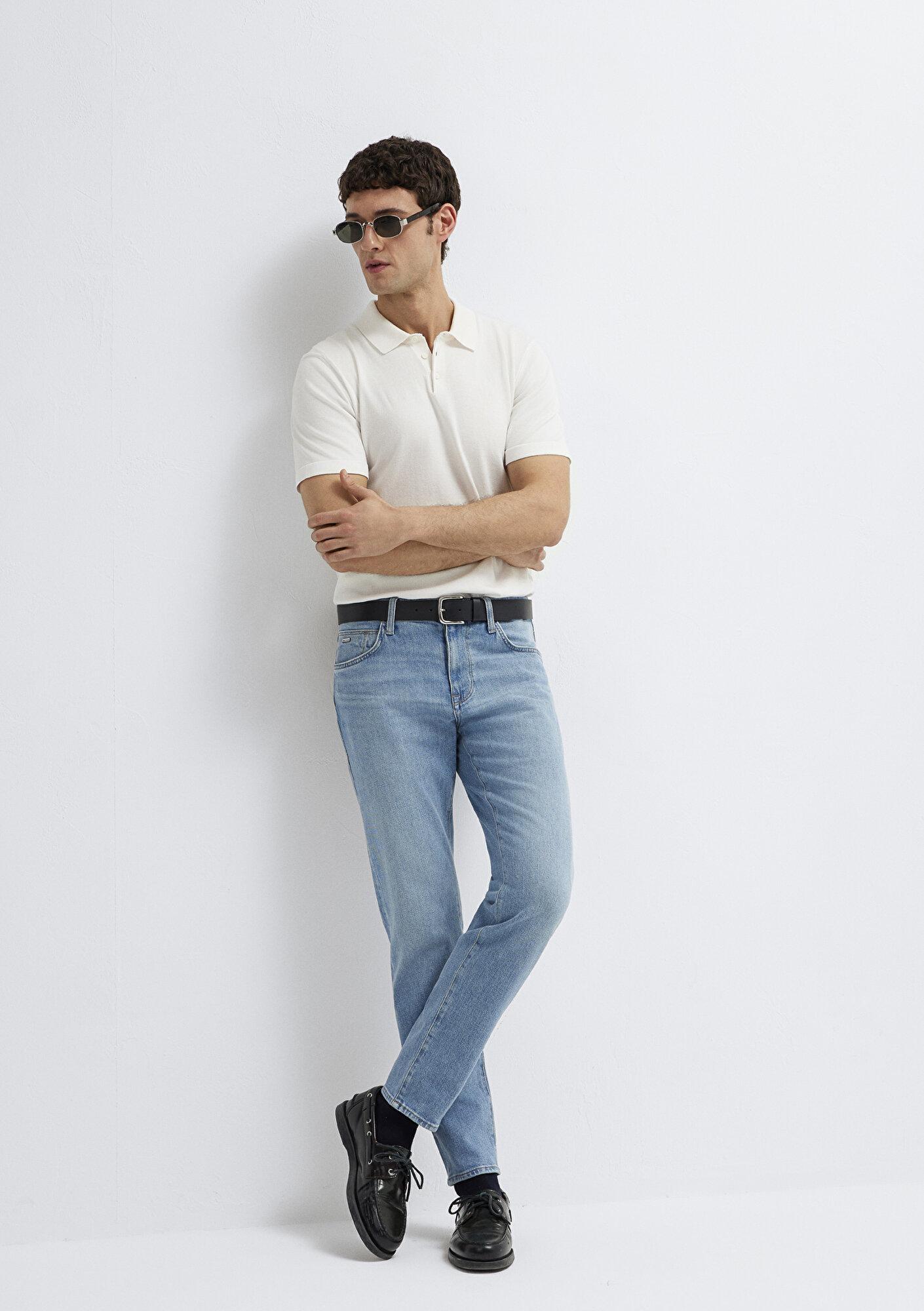 Mavi London Mavi Edition Puslu Açık Mavi Jean Pantolon 0010172-A2975