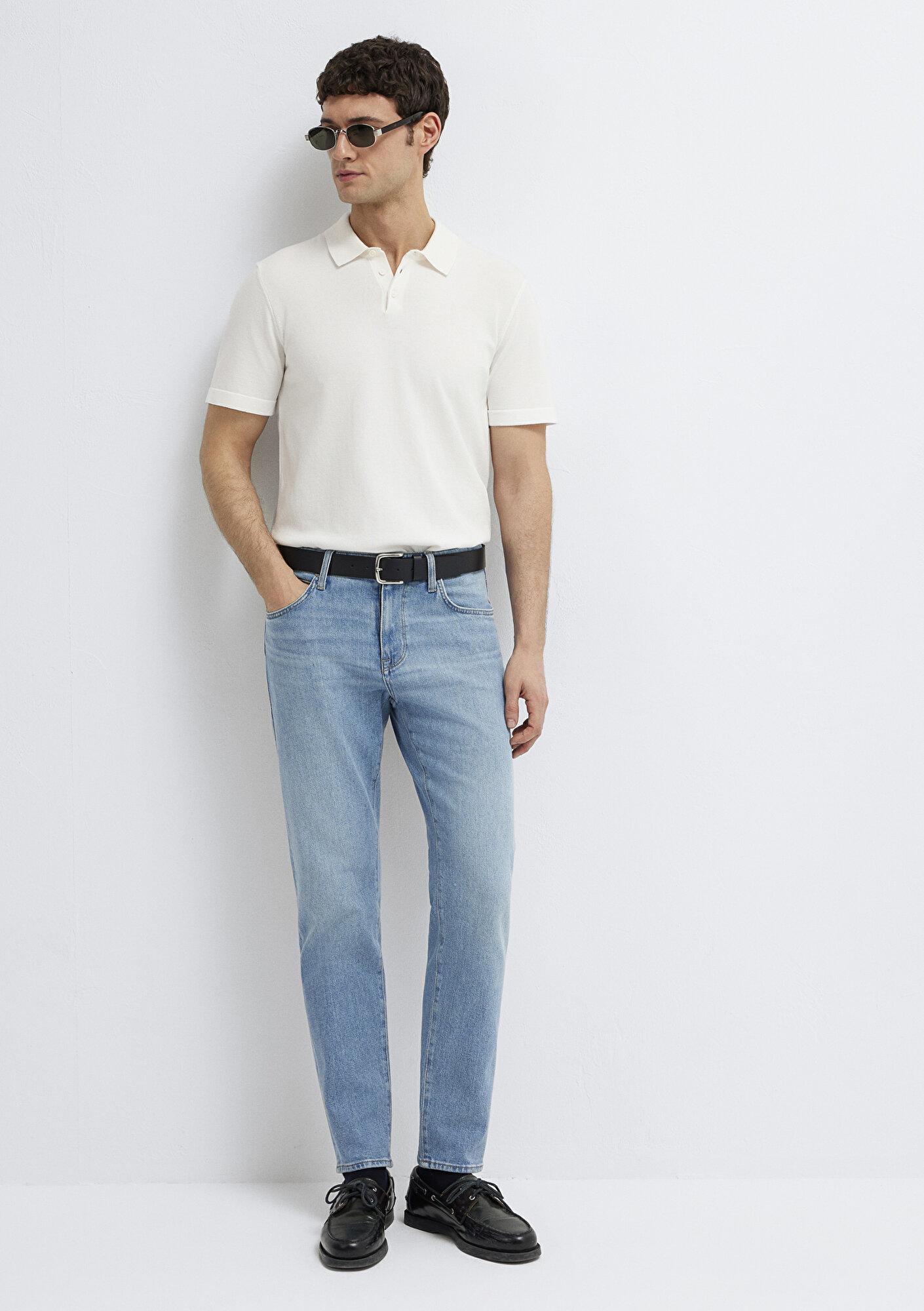 Mavi London Mavi Edition Puslu Açık Mavi Jean Pantolon 0010172-A2975