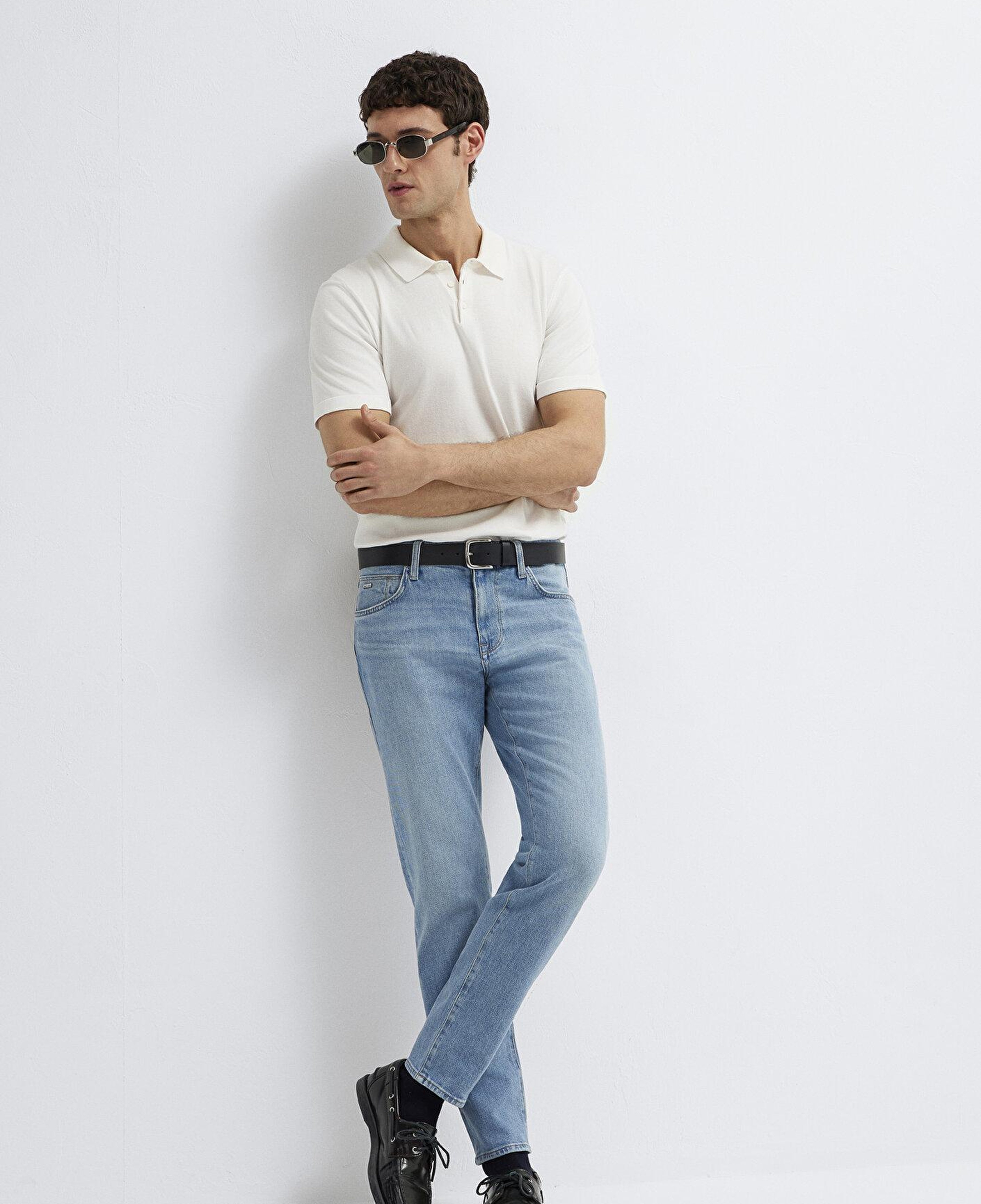 Mavi London Mavi Edition Puslu Açık Mavi Jean Pantolon 0010172-A2975
