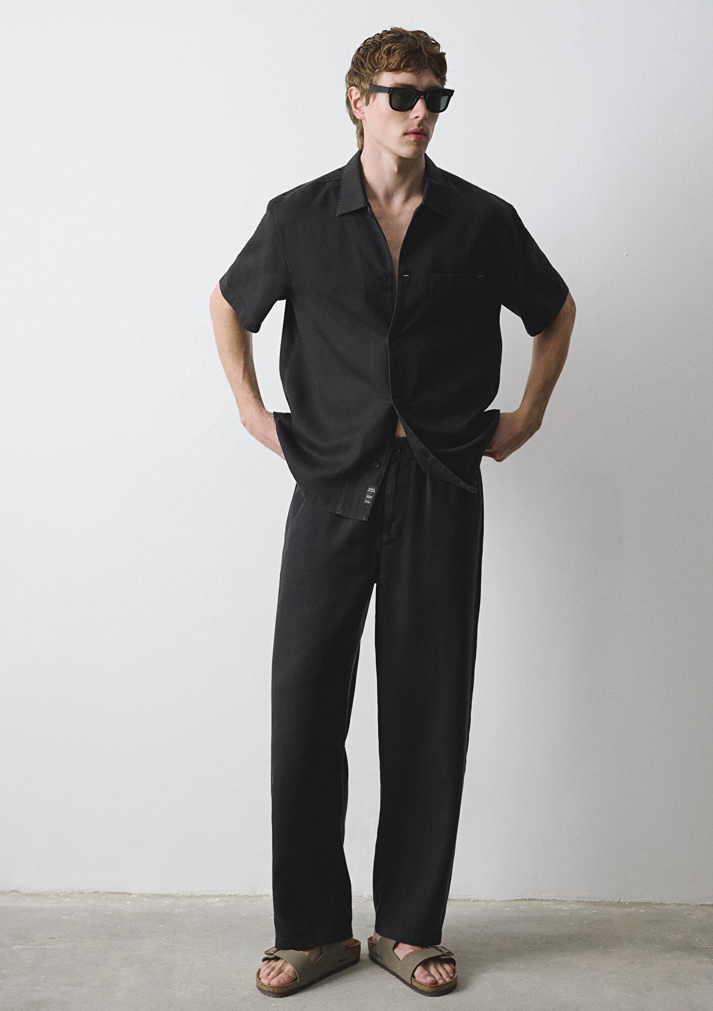 Mavi Siyah Liyosel (Tencel™) Pantolon 0010591-900
